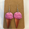 Ice cream cone earrings