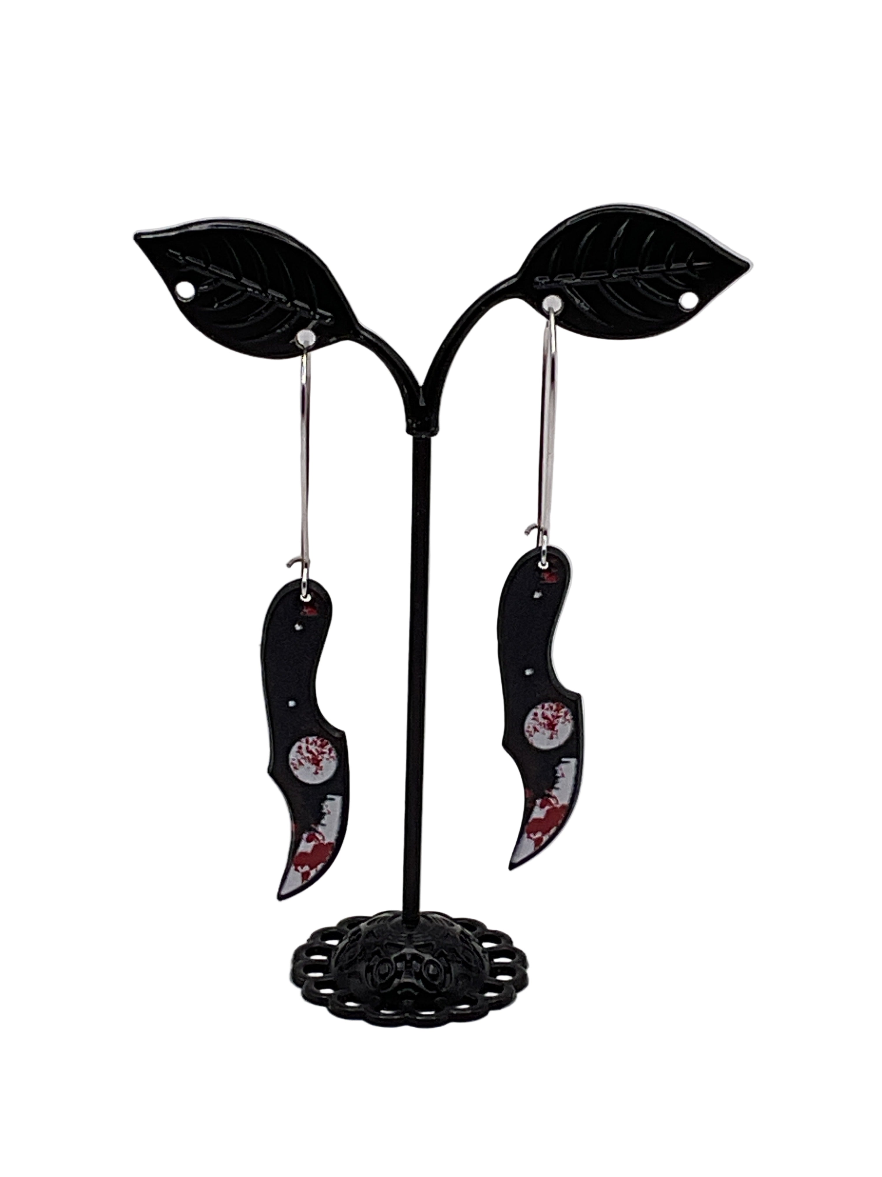 Bloody Sharp Object Earrings