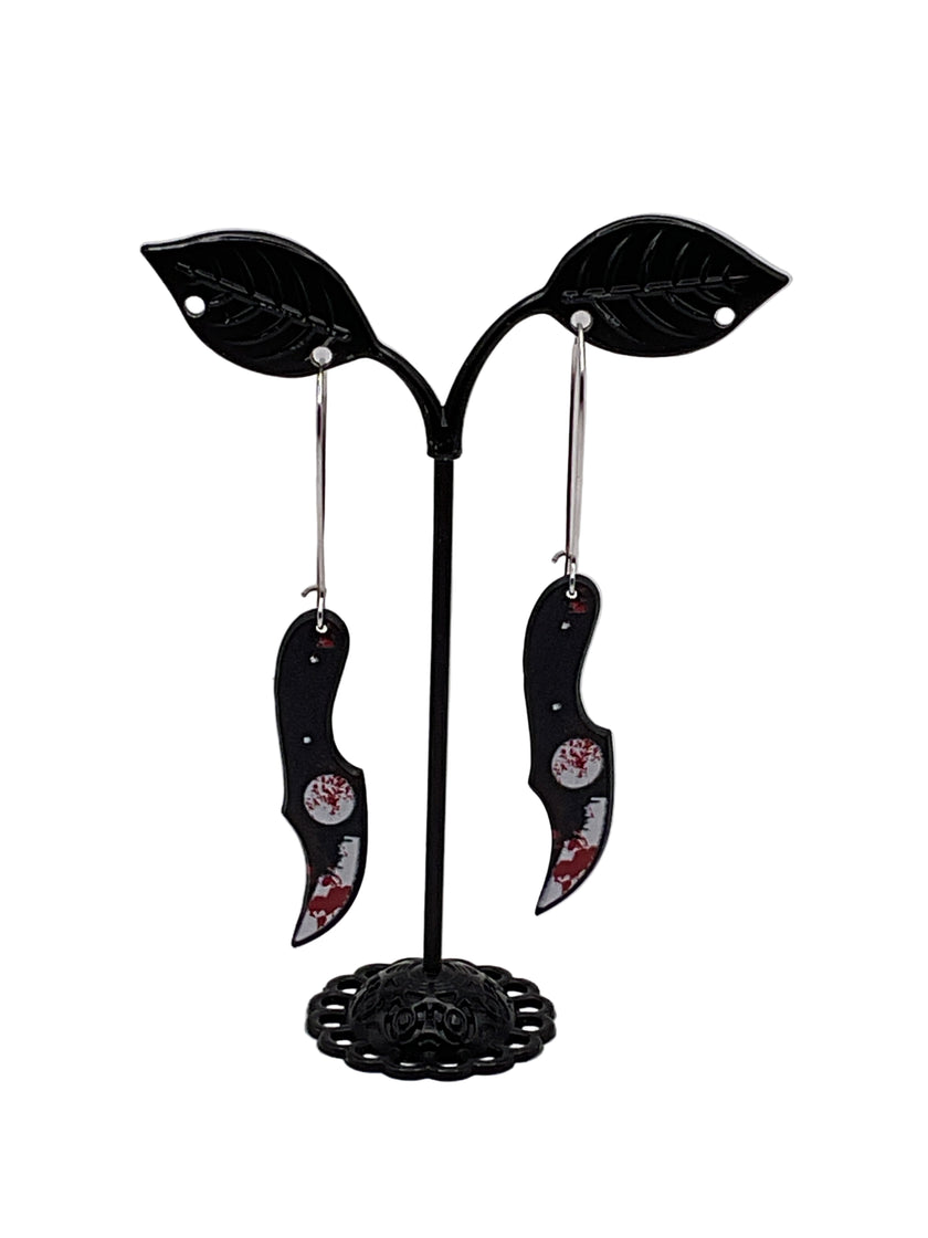 Bloody Sharp Object Earrings