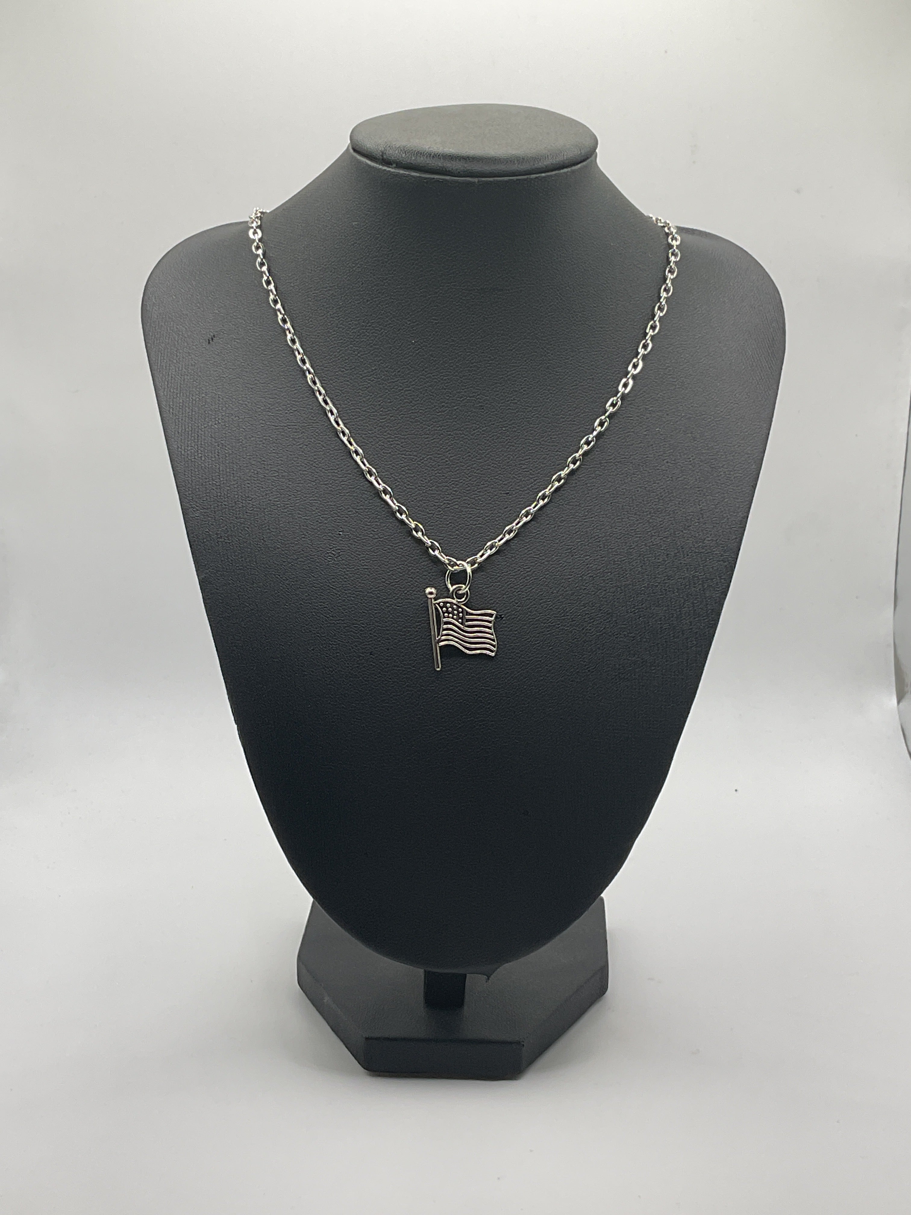 American flag necklace