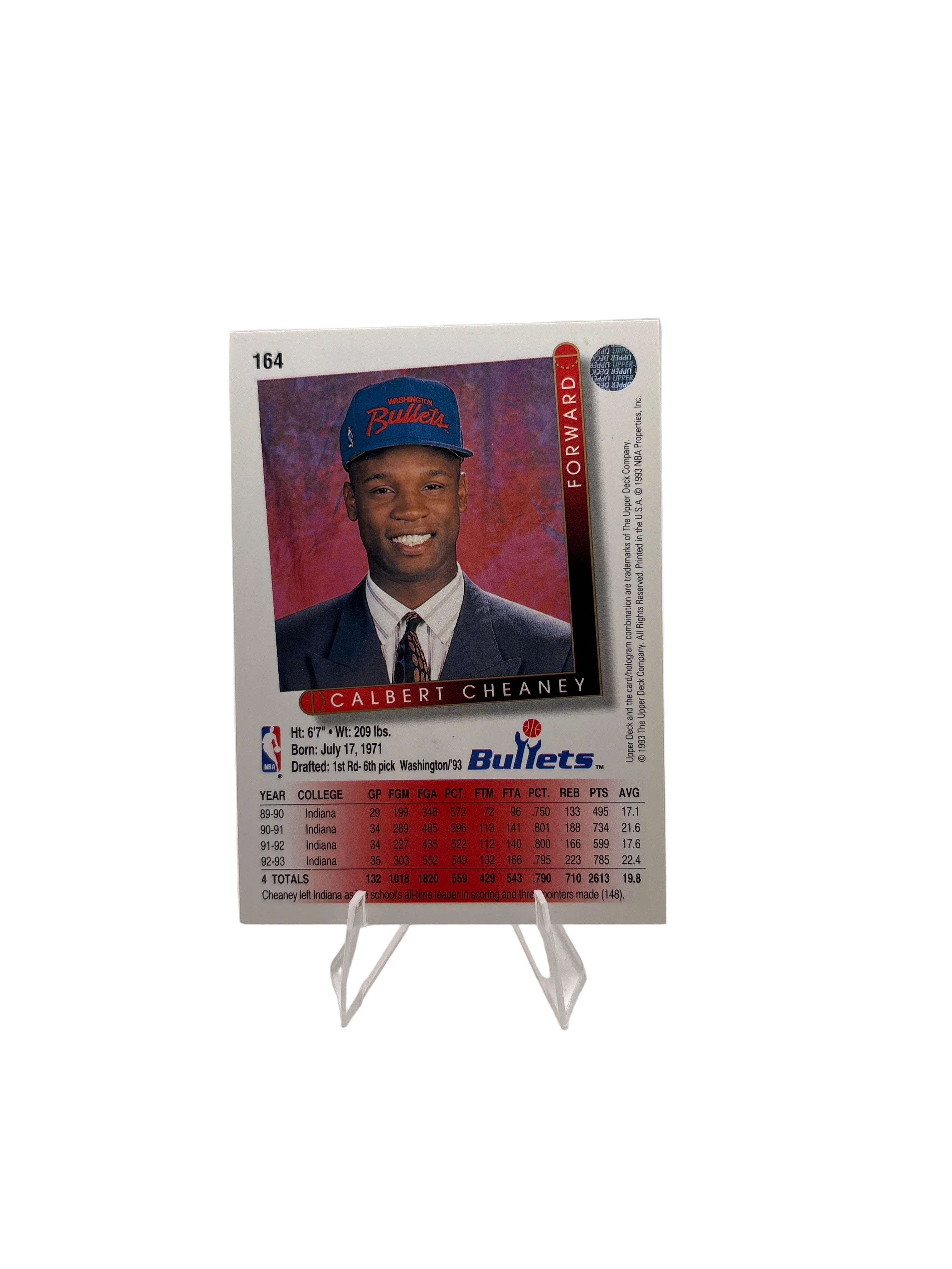 Upper Deck Calbert Cheaney