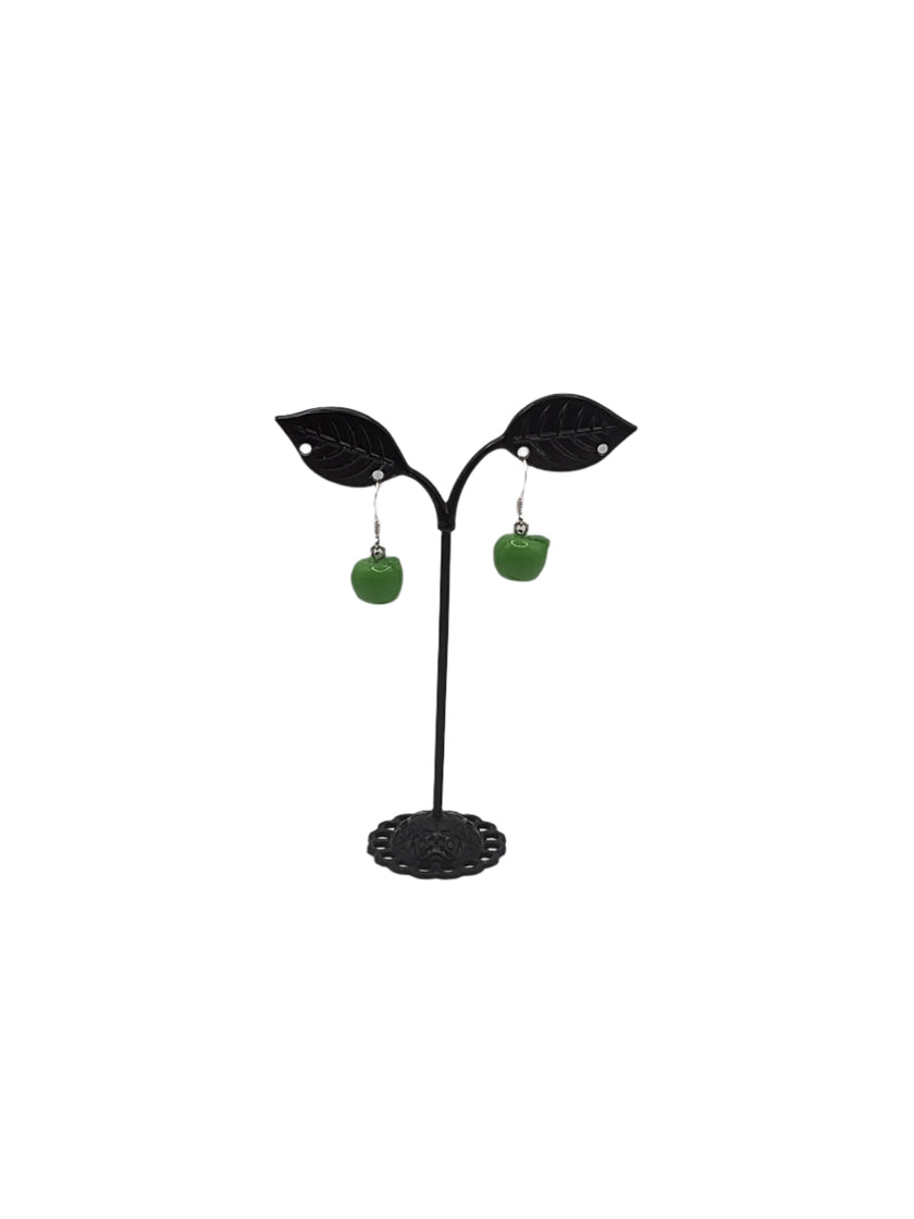 Granny Smith Apple Earrings