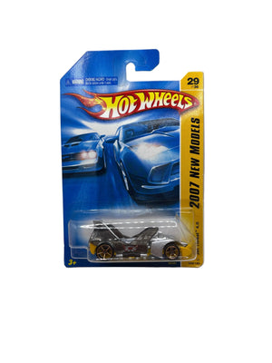Hot Wheels Jet Threat 4.0 Diecast silver