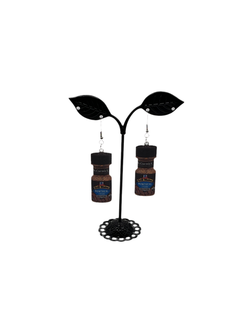 Montreal Steak seasoning earrings