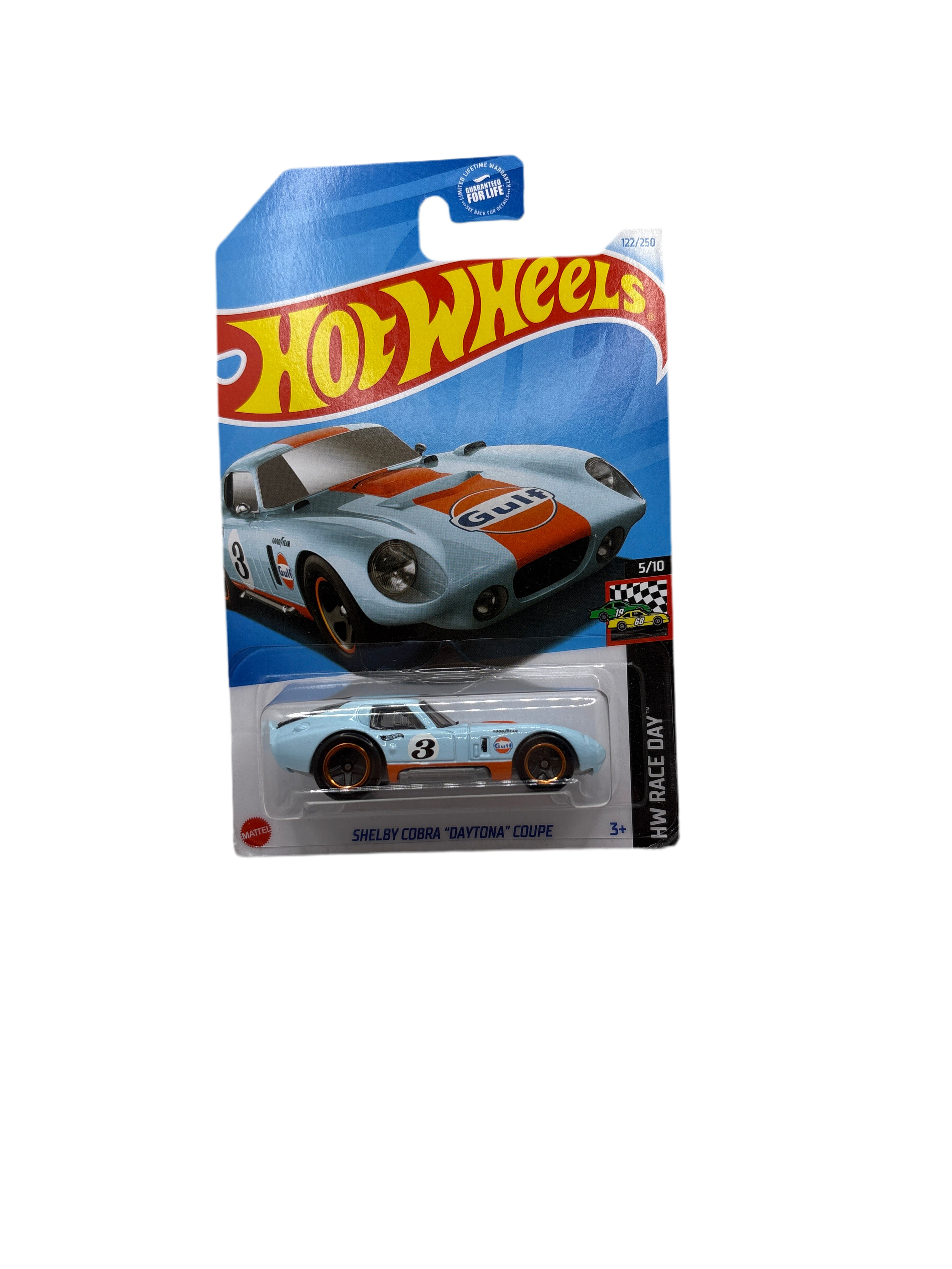 Hot Wheels Shelby Cobra Daytona Coupe Diecast blue