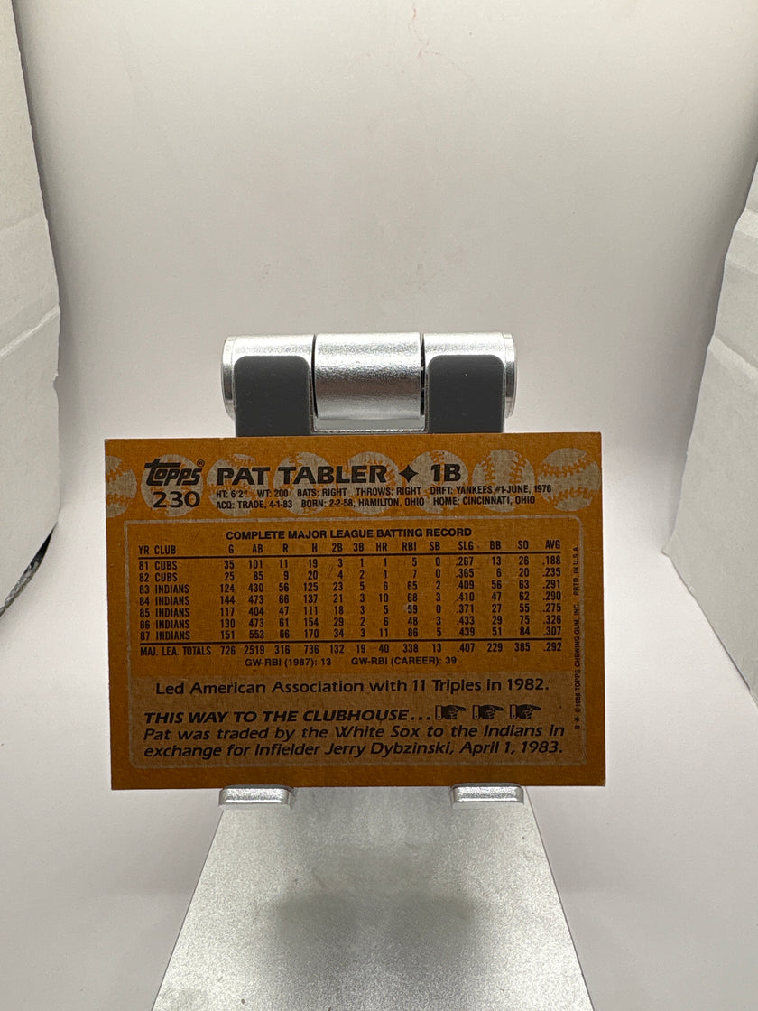 Topps Pat Tabler