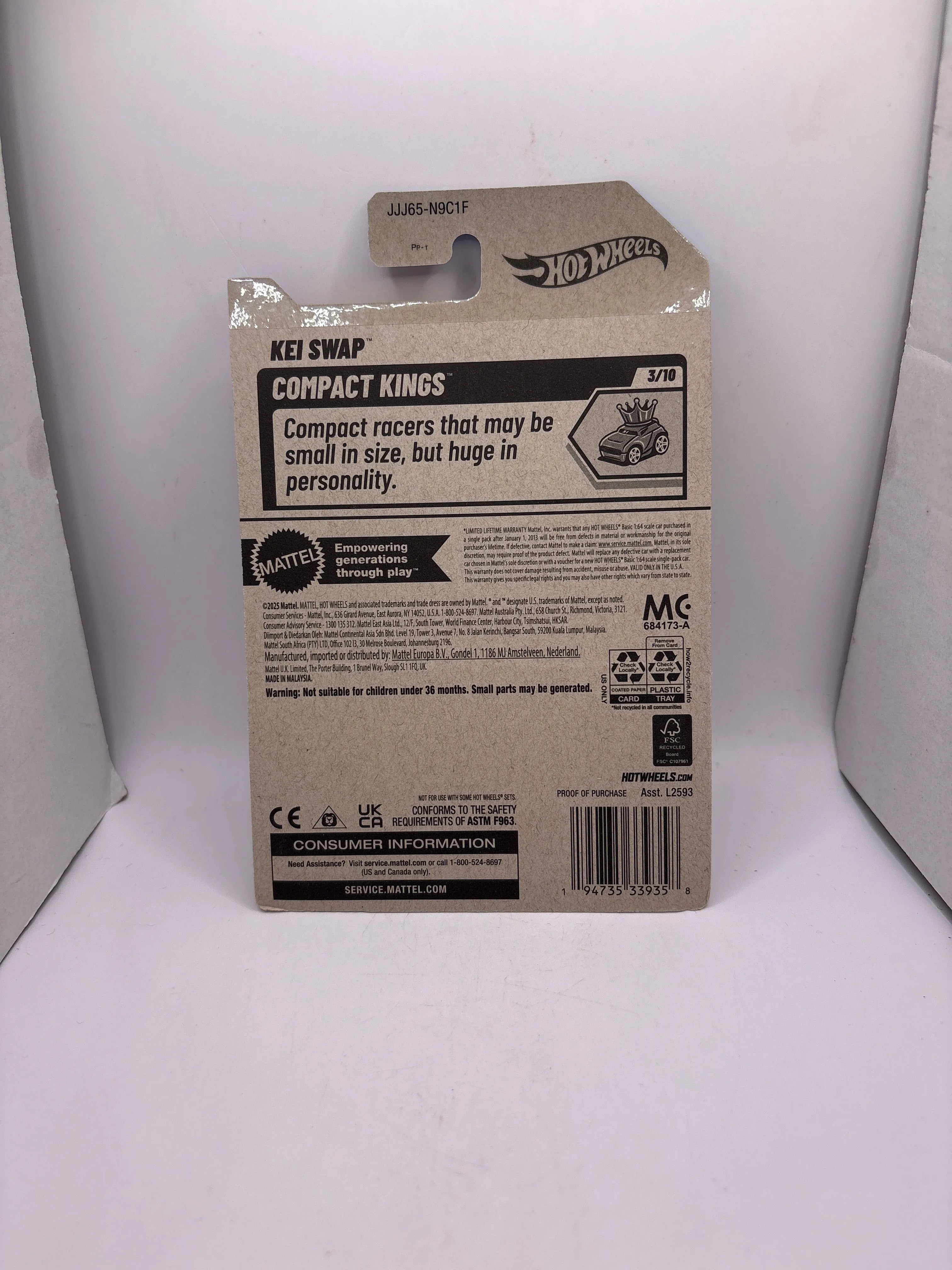Hot Wheels Kei Swap Diecast white