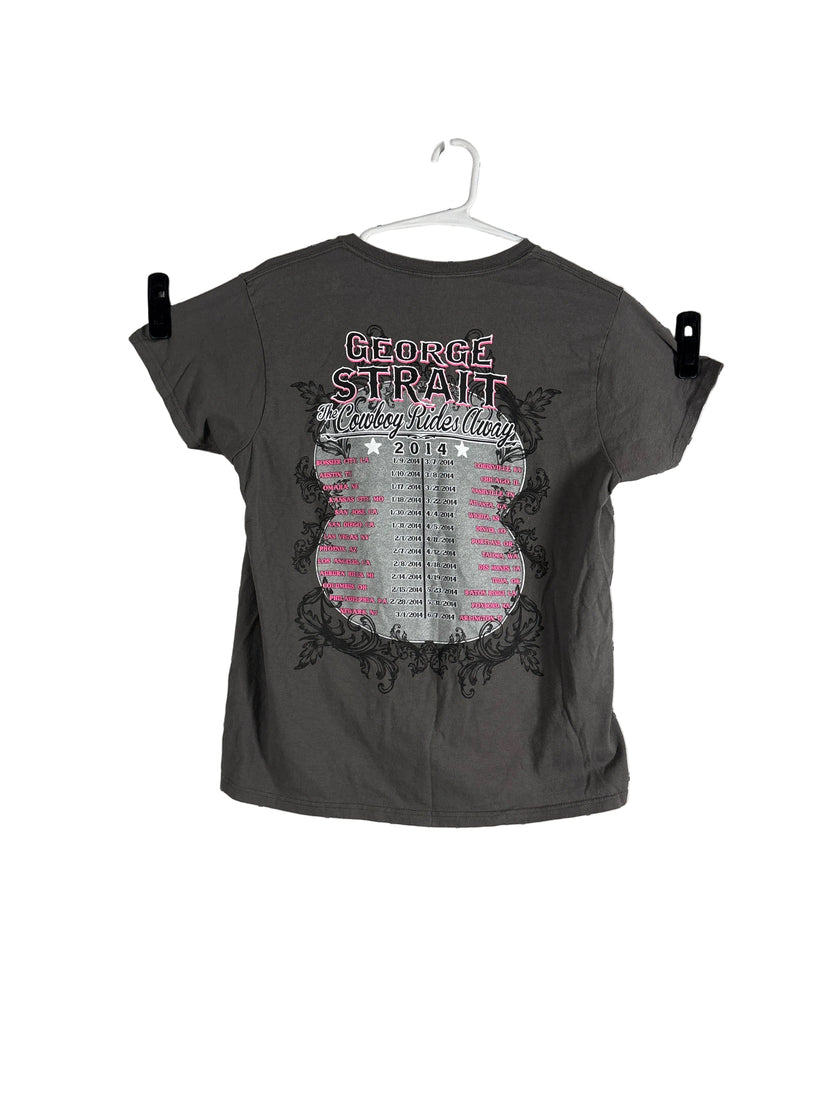 Gildan George Strait T Shirt gray