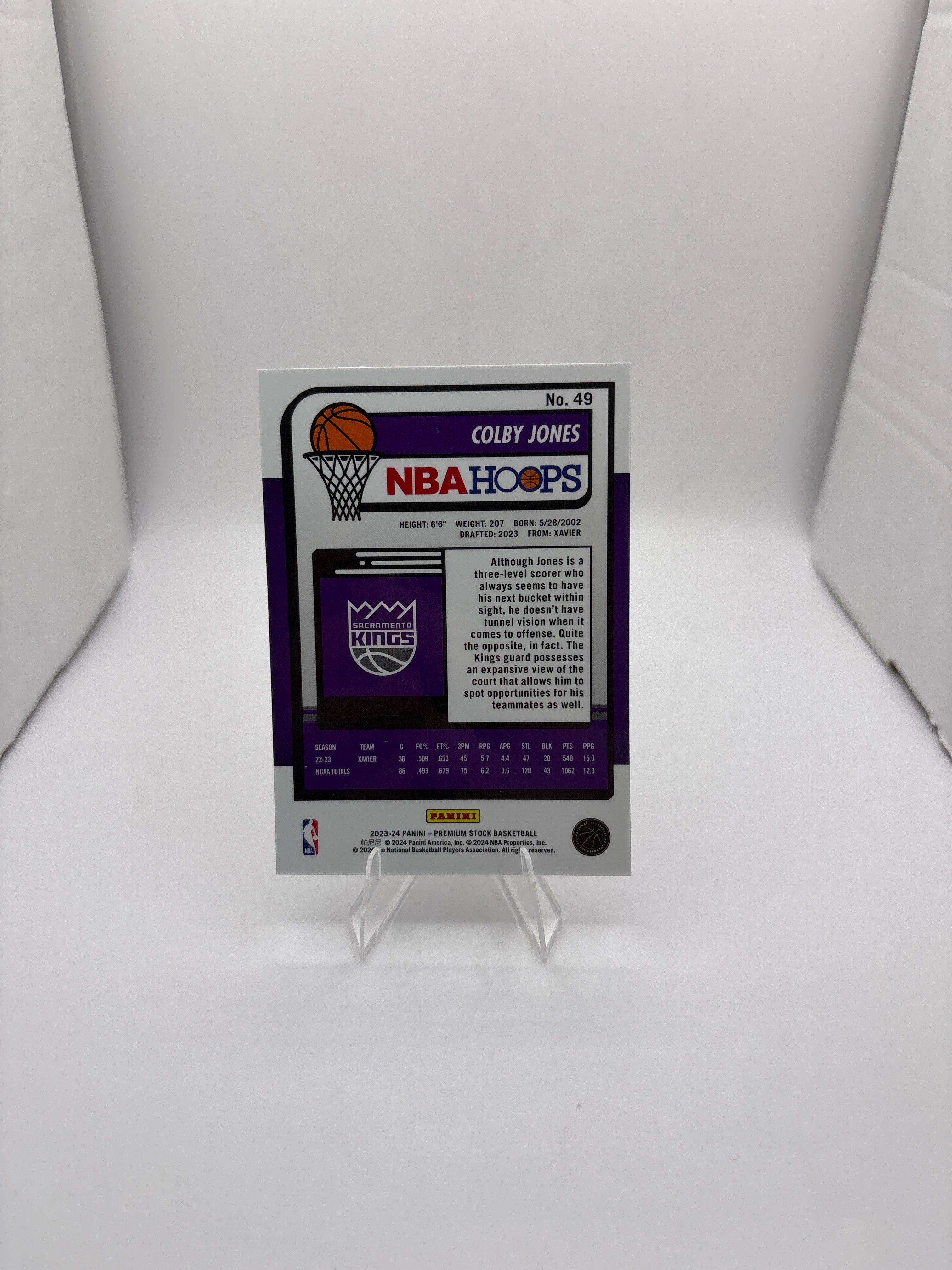 NBA Hoops Colby Jones