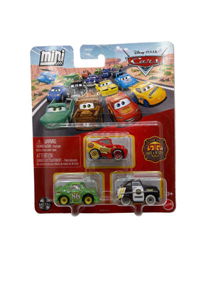 Disney Pixar Cars Chick Hicks Lightning McQueen Flash McQueen Sheriff Diecast multi color