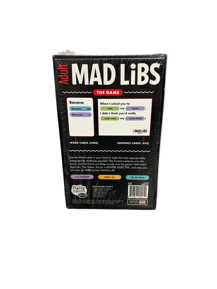 Fully Baked Ideas Mad Libs The Game Sealed