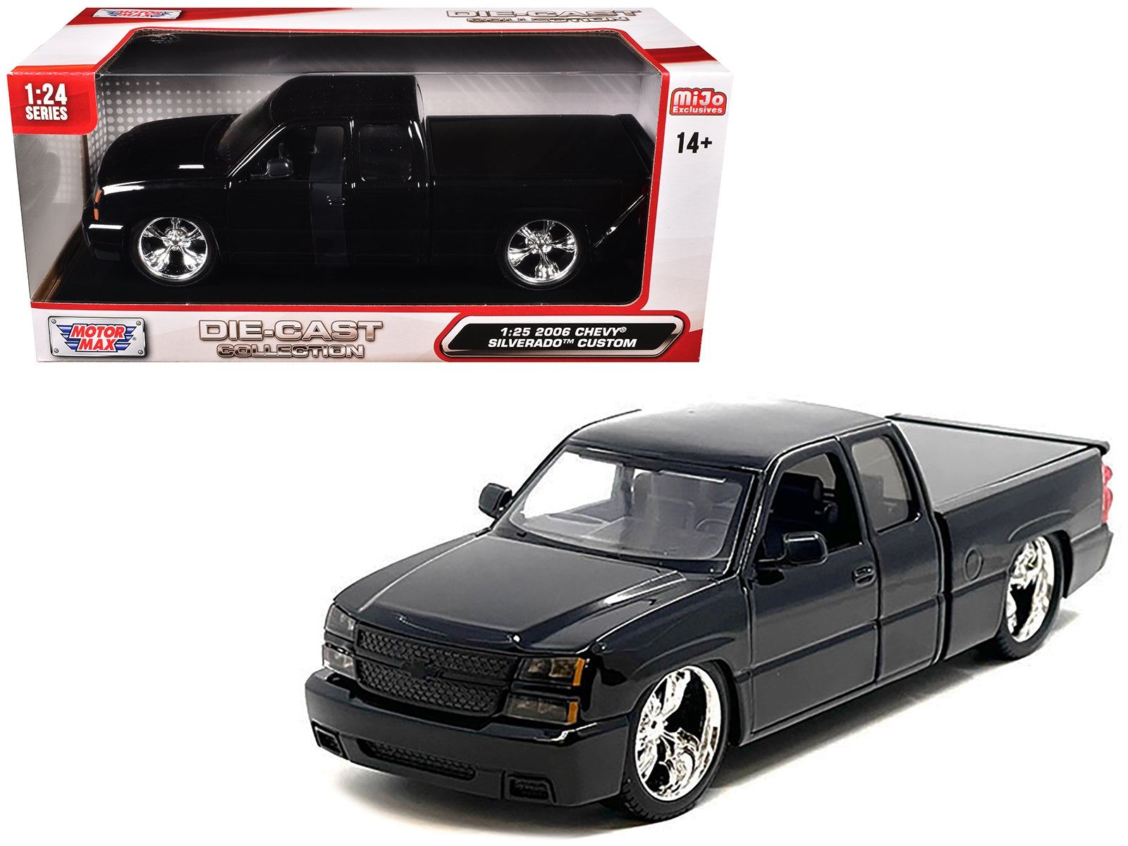 2006 Chevrolet Silverado Custom Pickup Truck Black 