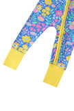 PreSale  Posh TOT Sunny Blooms Bamboo Baby Convertible Zippy Romper