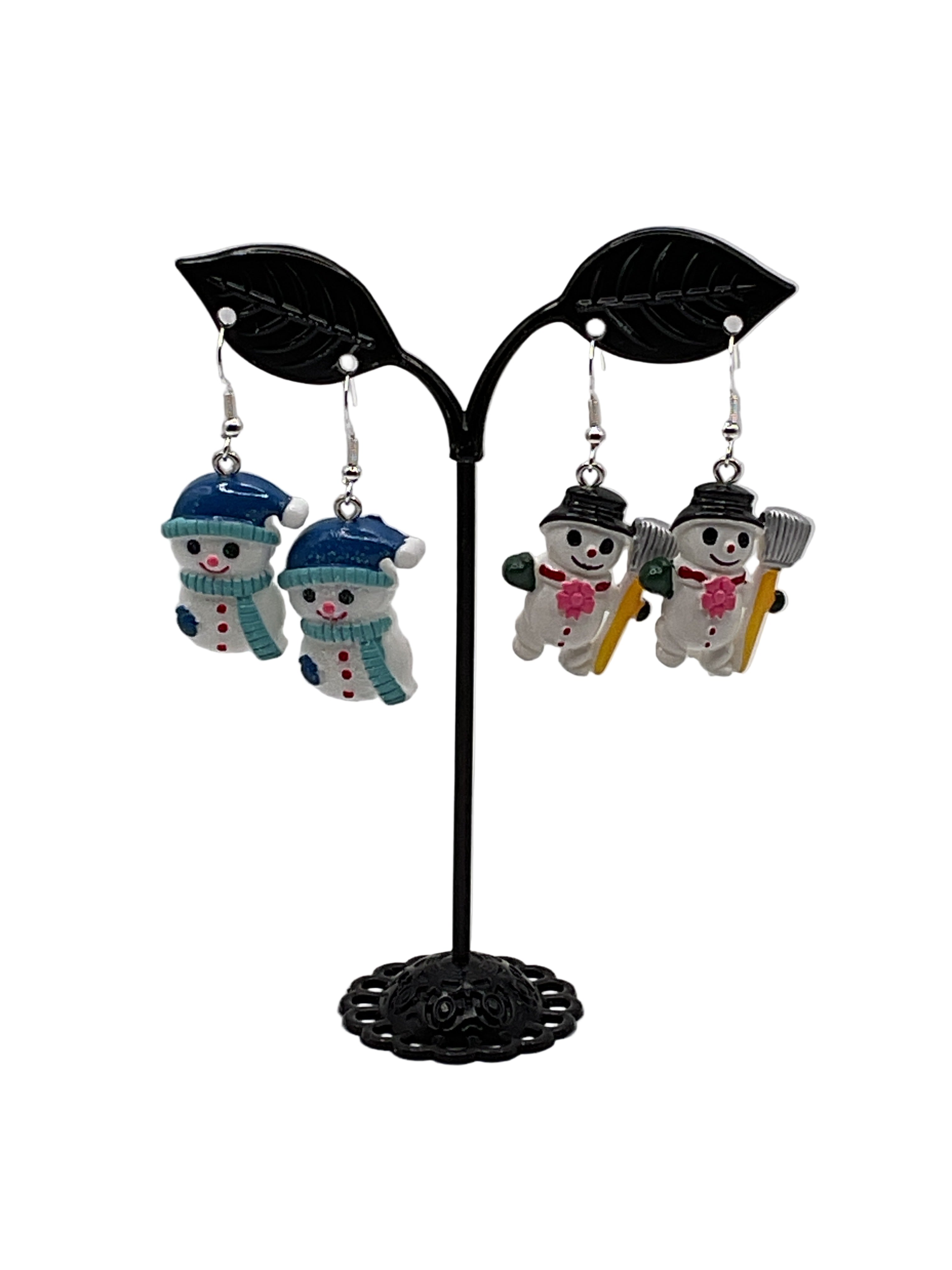 Snowman Earrings