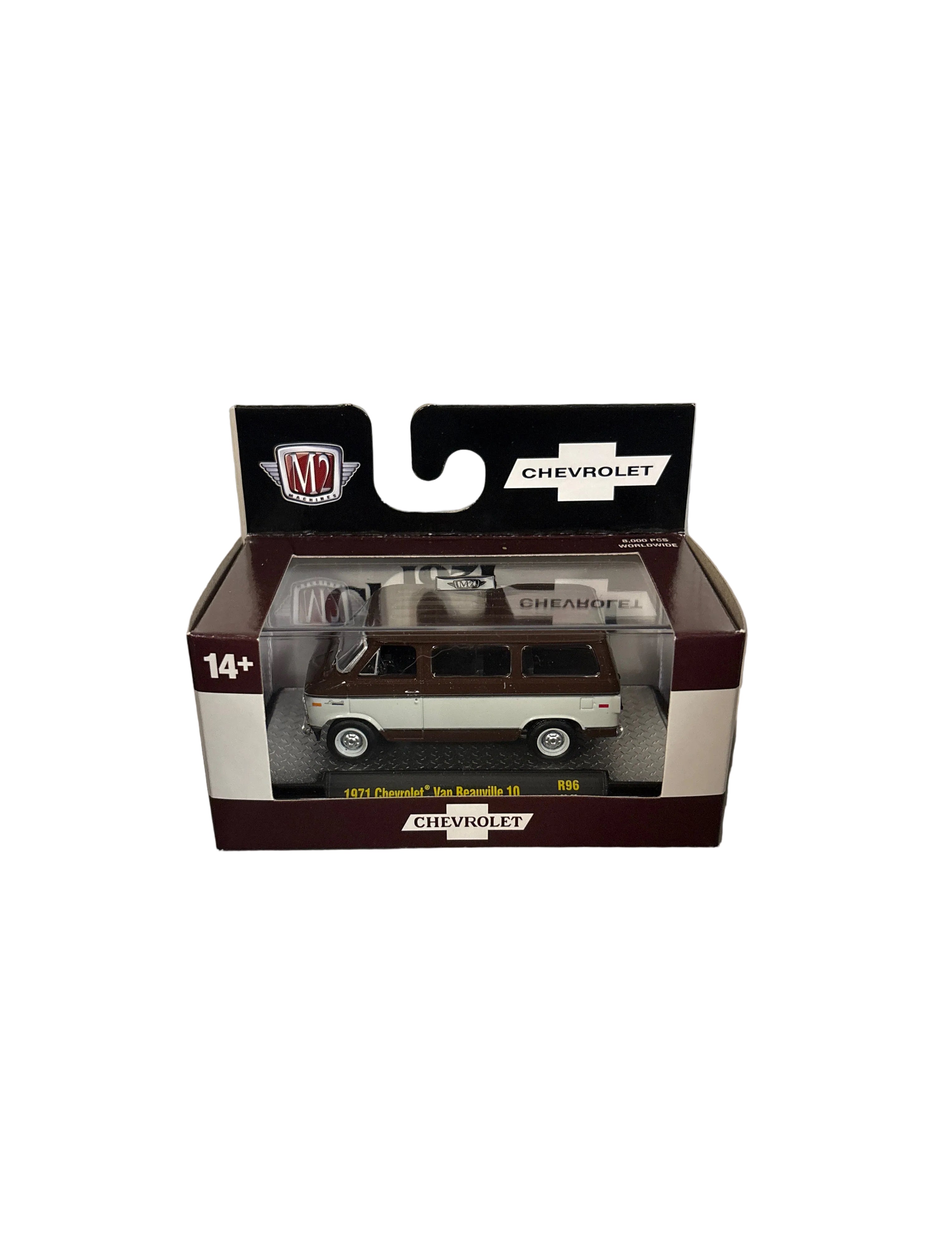 M2 1971 Chevrolet Van Beauville 10 Diecast black