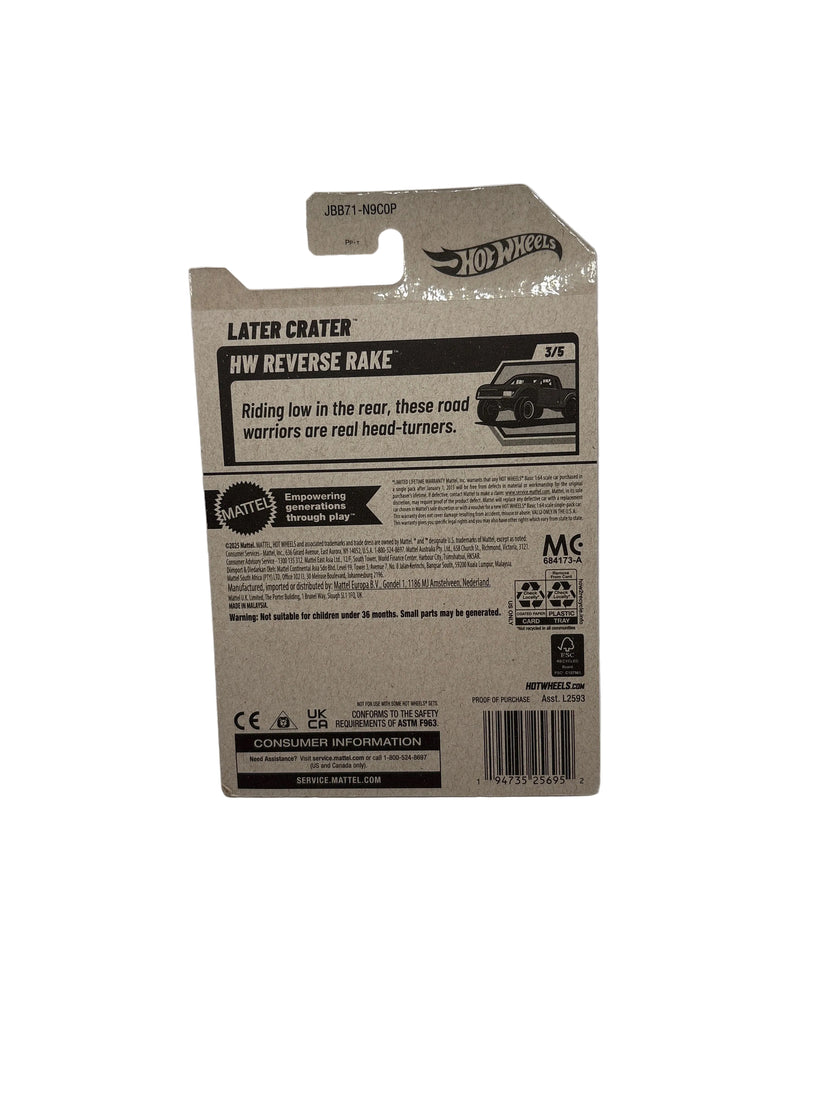 Hot Wheels Later Crater Diecast purple