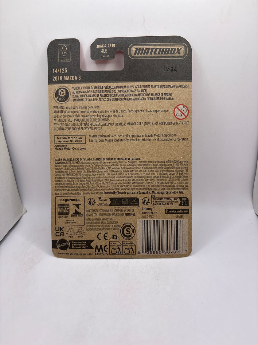Matchbox 2019 Mazda 3 Diecast
