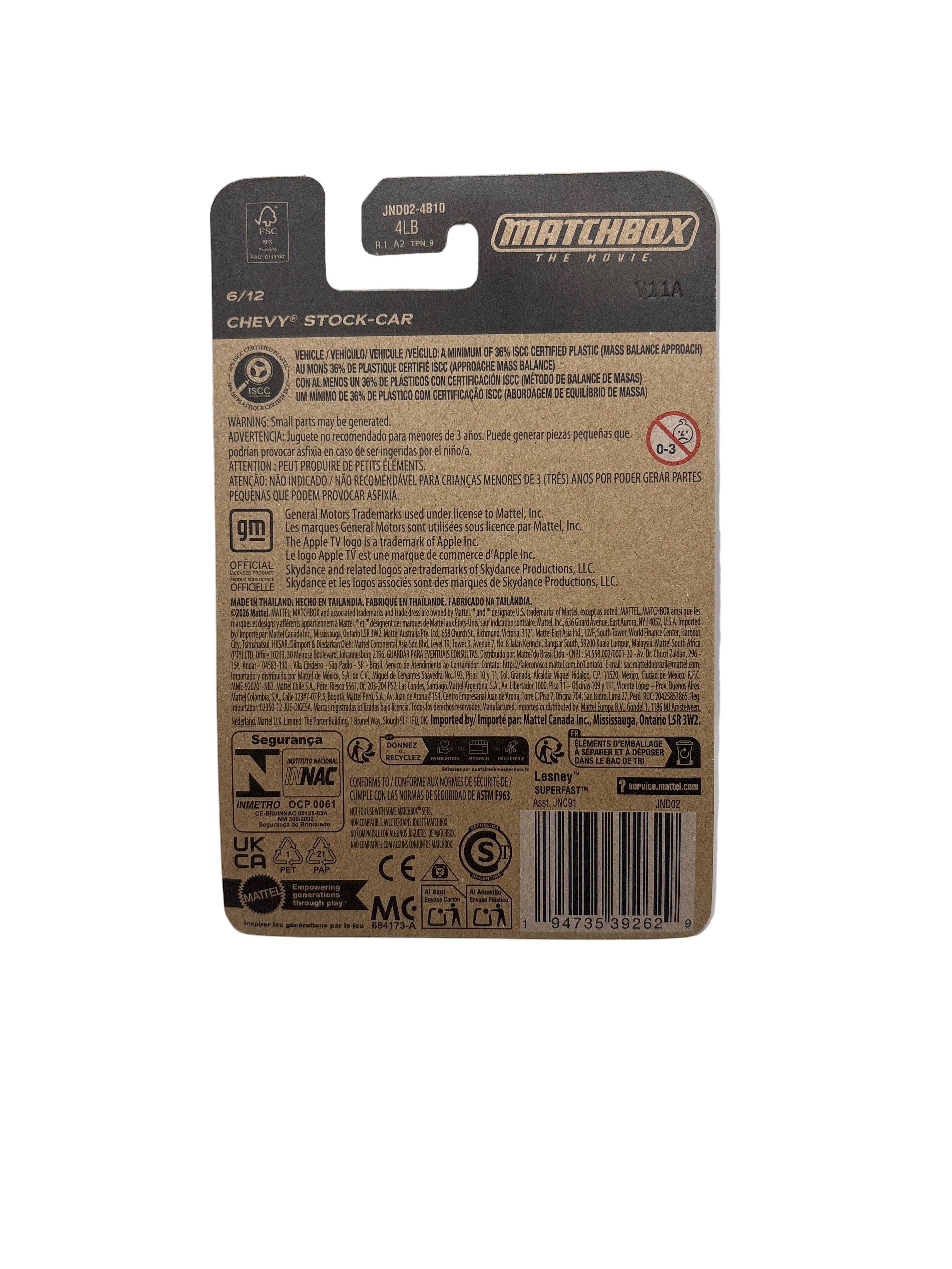 Matchbox Chevy Stock-Car Diecast