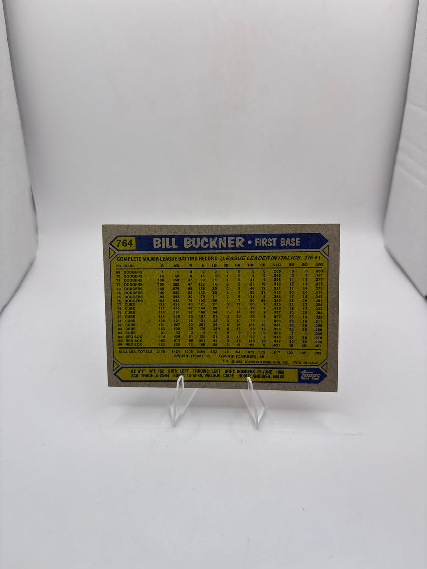 Topps Bill Buckner