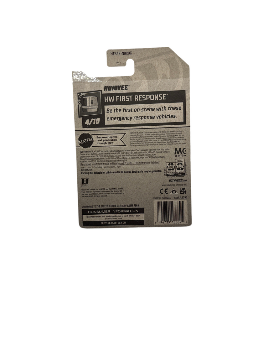 Hot Wheels Humvee Diecast