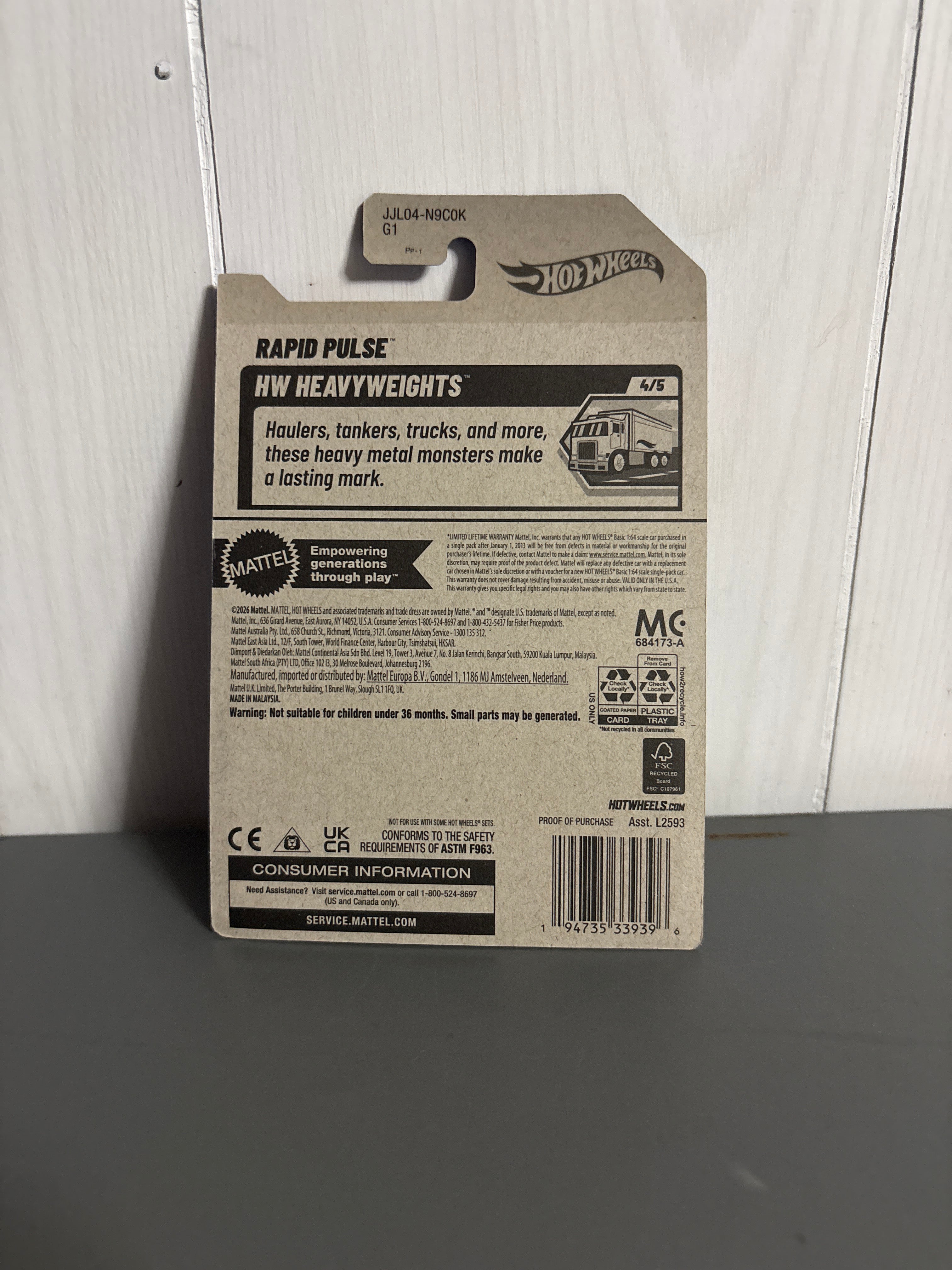 Hot Wheels Rapid Pulse Diecast silver