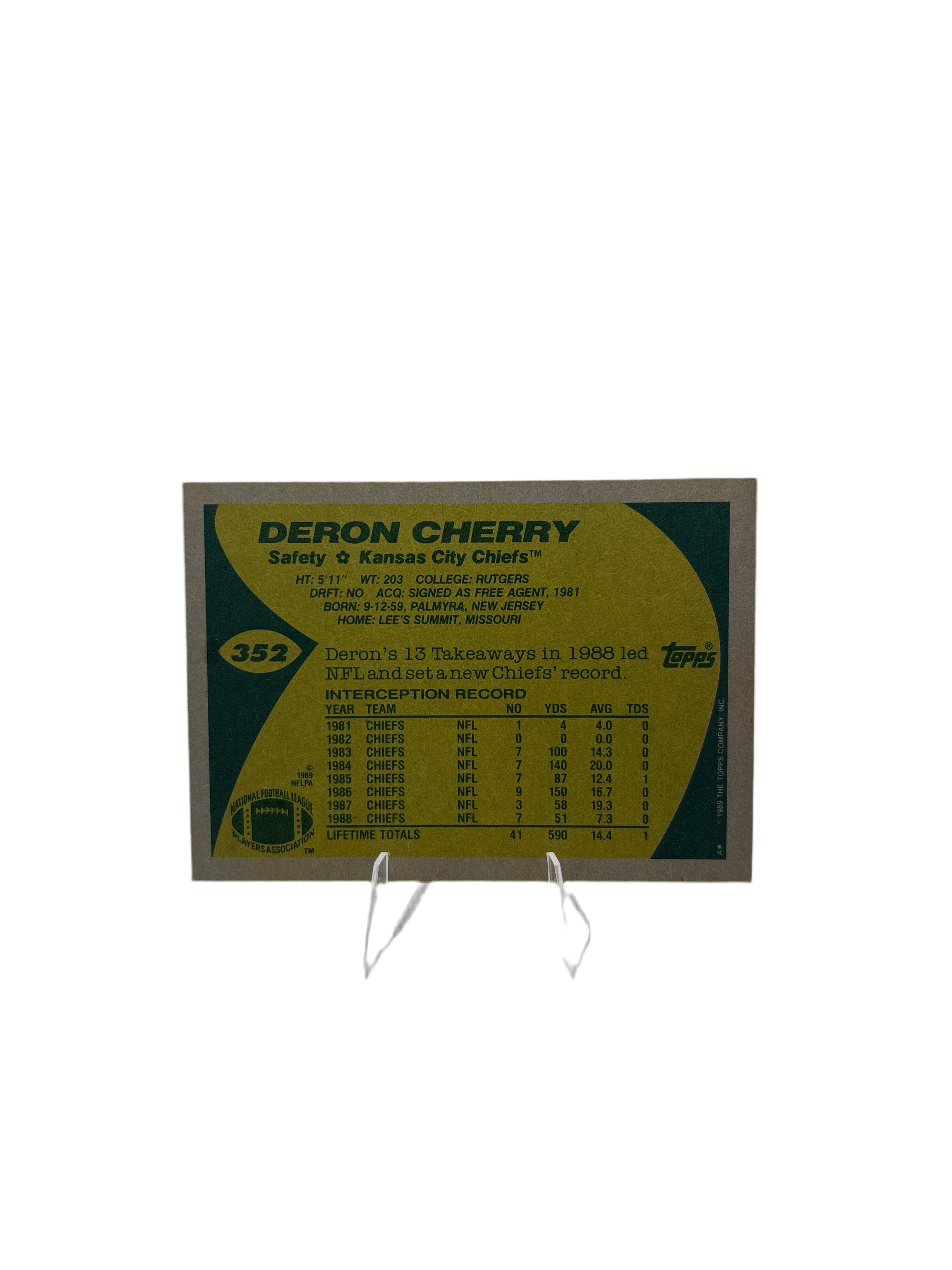 Topps Deron Cherry