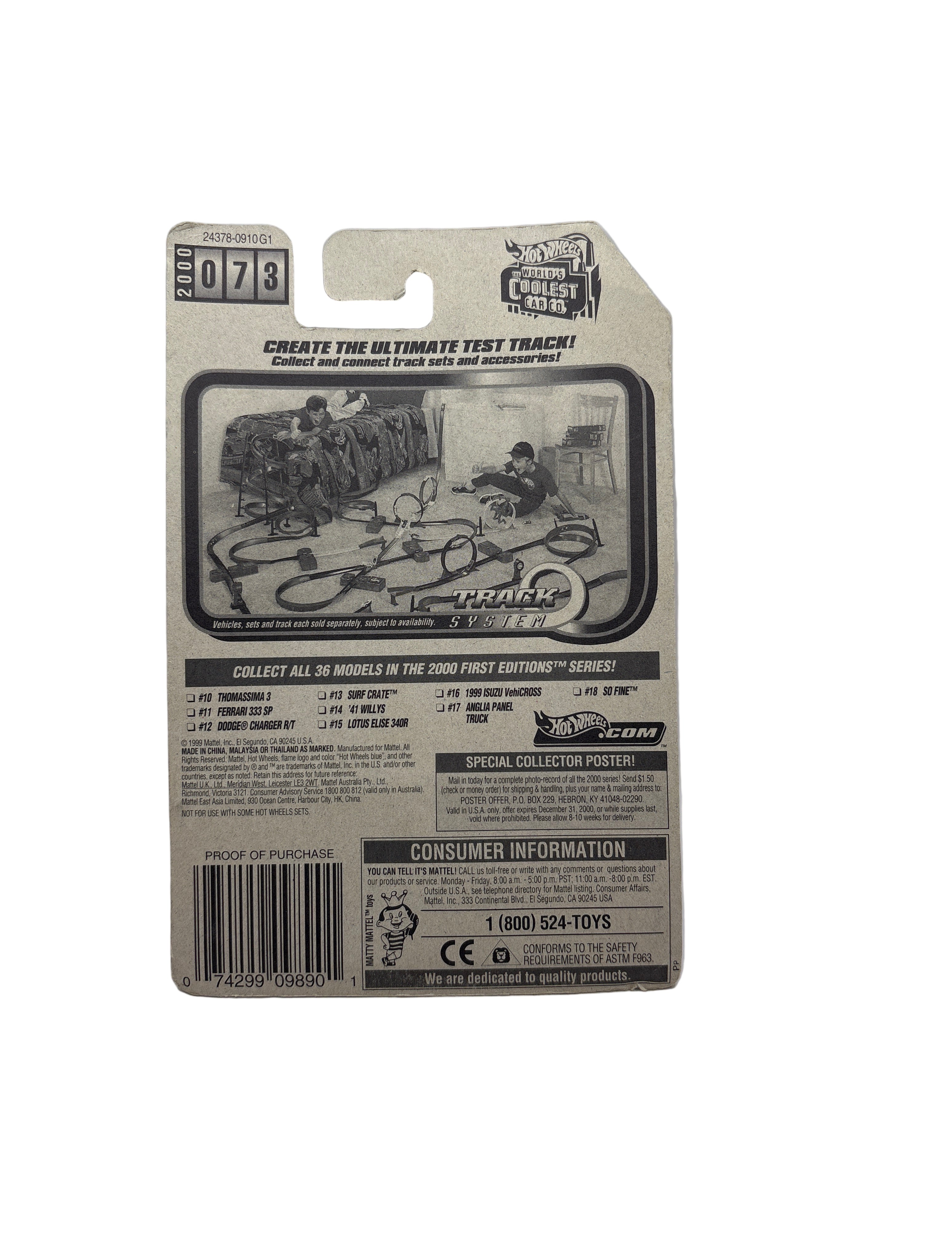 Hot Wheels Surf Crate Diecast multi color