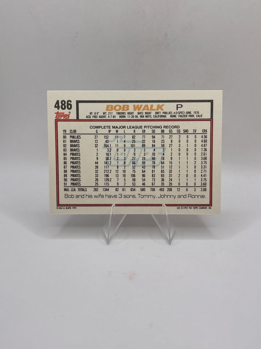 Topps Bob Walk