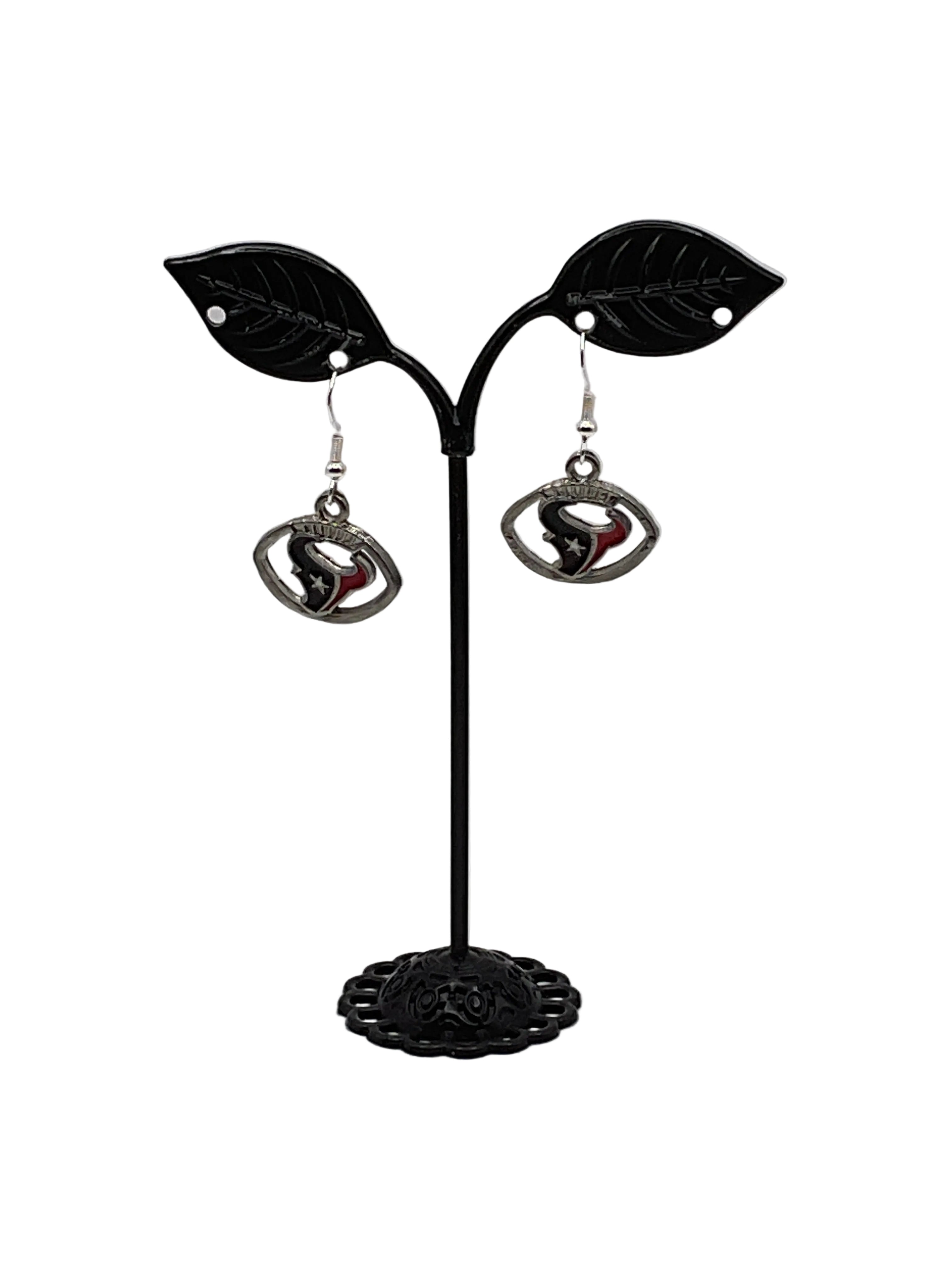 Football Shaped Football Earrings
