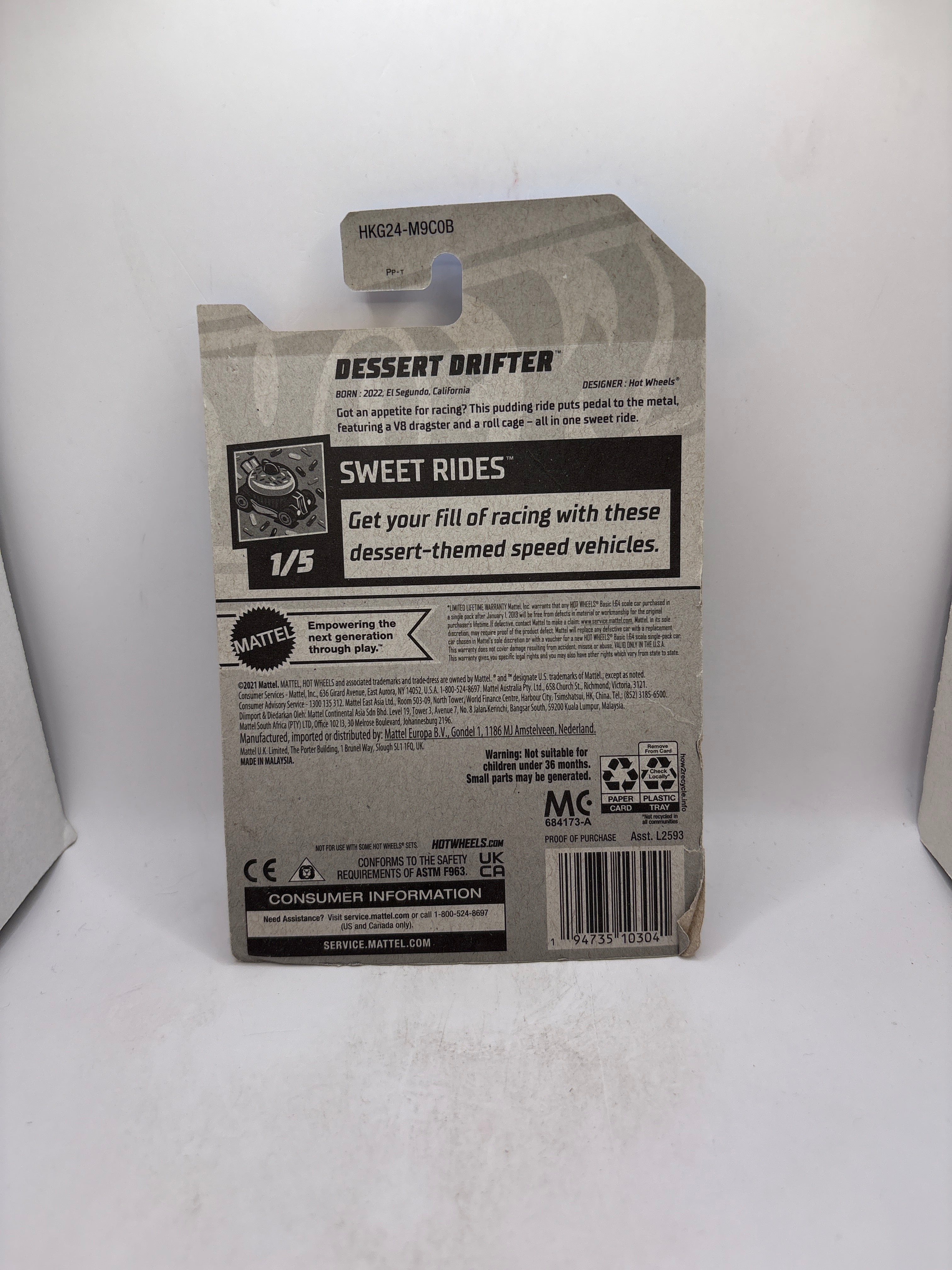 Hot Wheels Dessert Drifter Diecast green