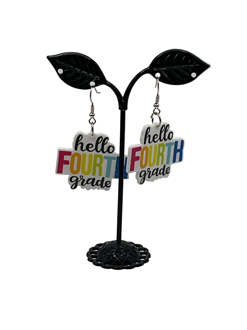 Hello,Grade school Earrings