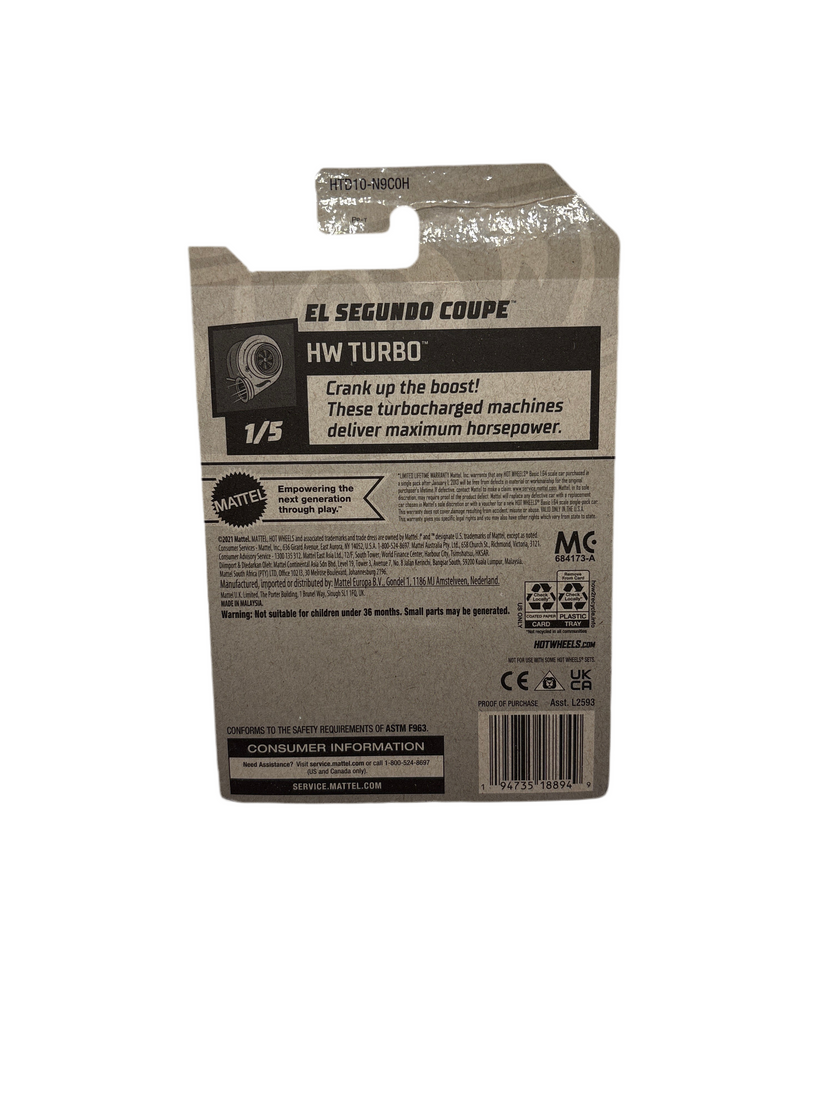 Hot Wheels El Segundo Coupe Diecast