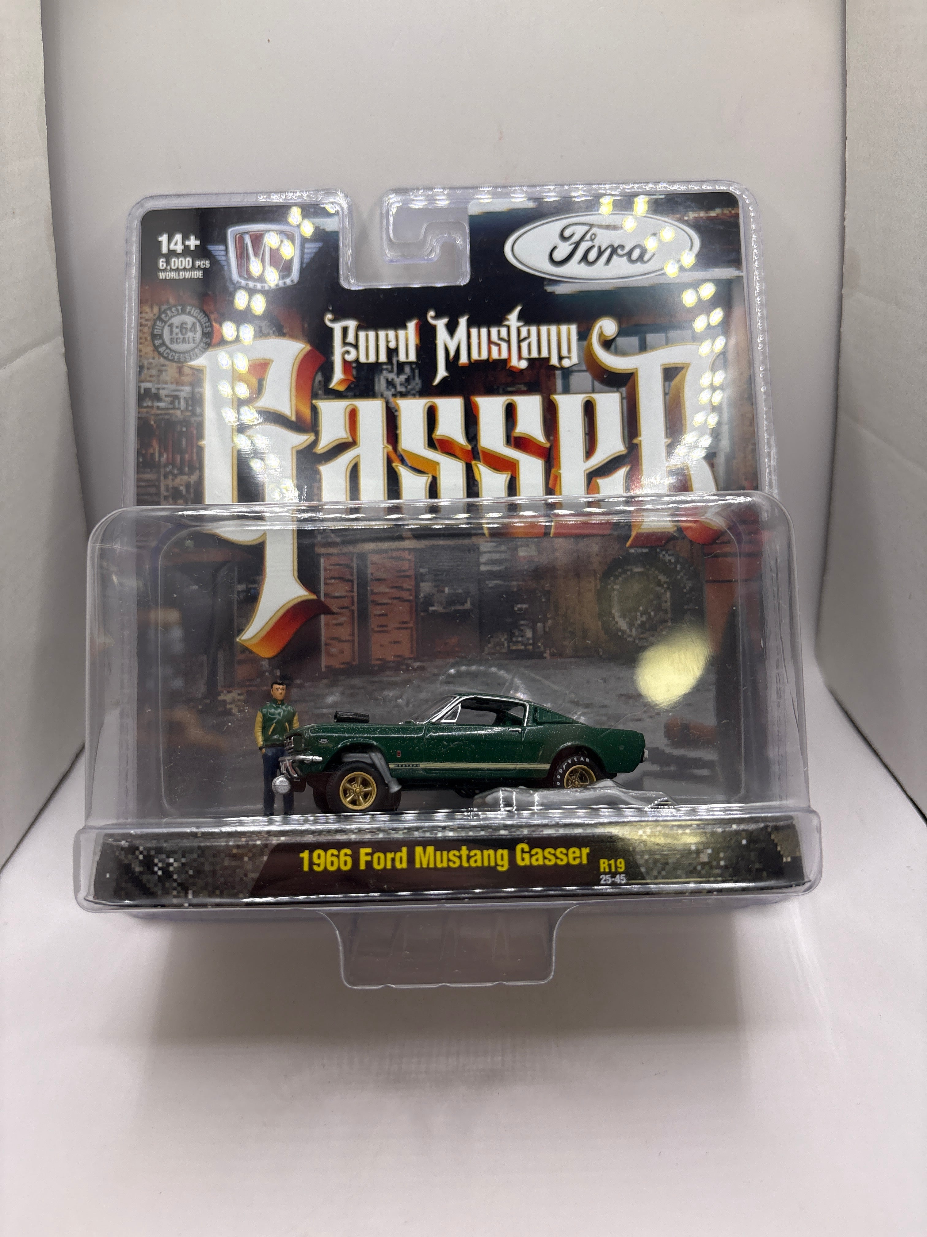 M2 1966 Ford Mustang Gasser Diecast green