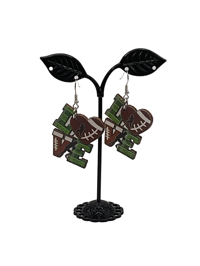Football Earrings