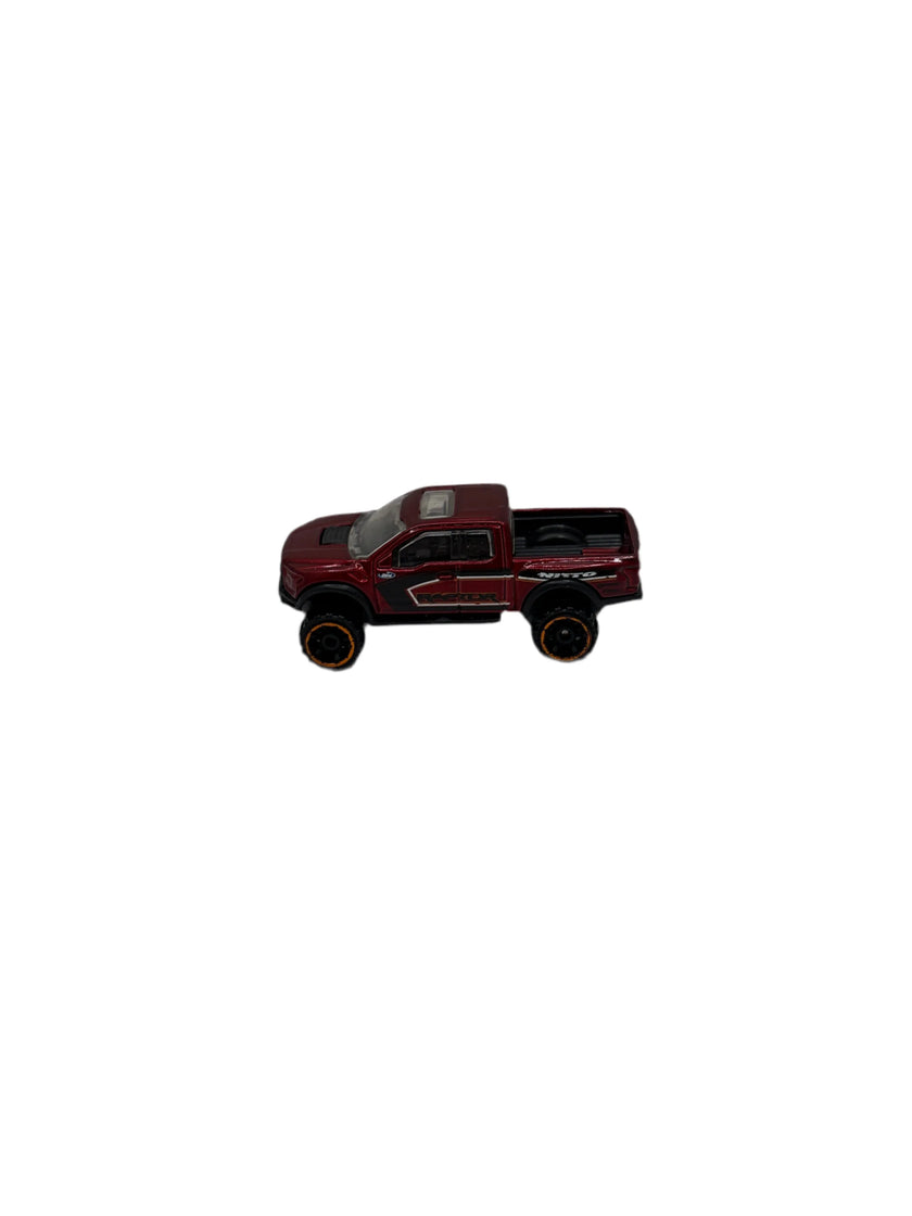 Hot Wheels 17 Ford F-150 Raptor Diecast red