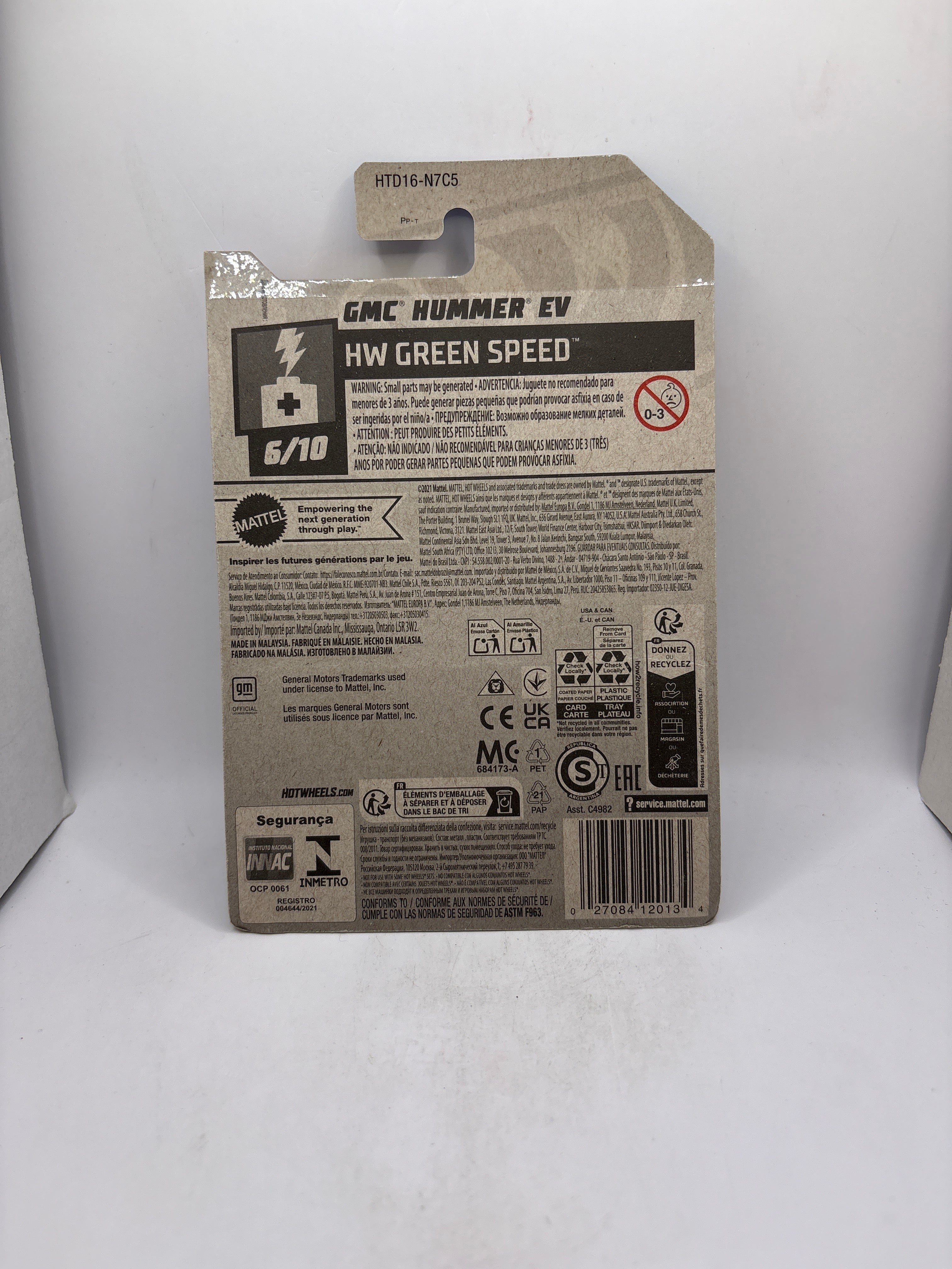 Hot Wheels GMC Hummer EV Diecast