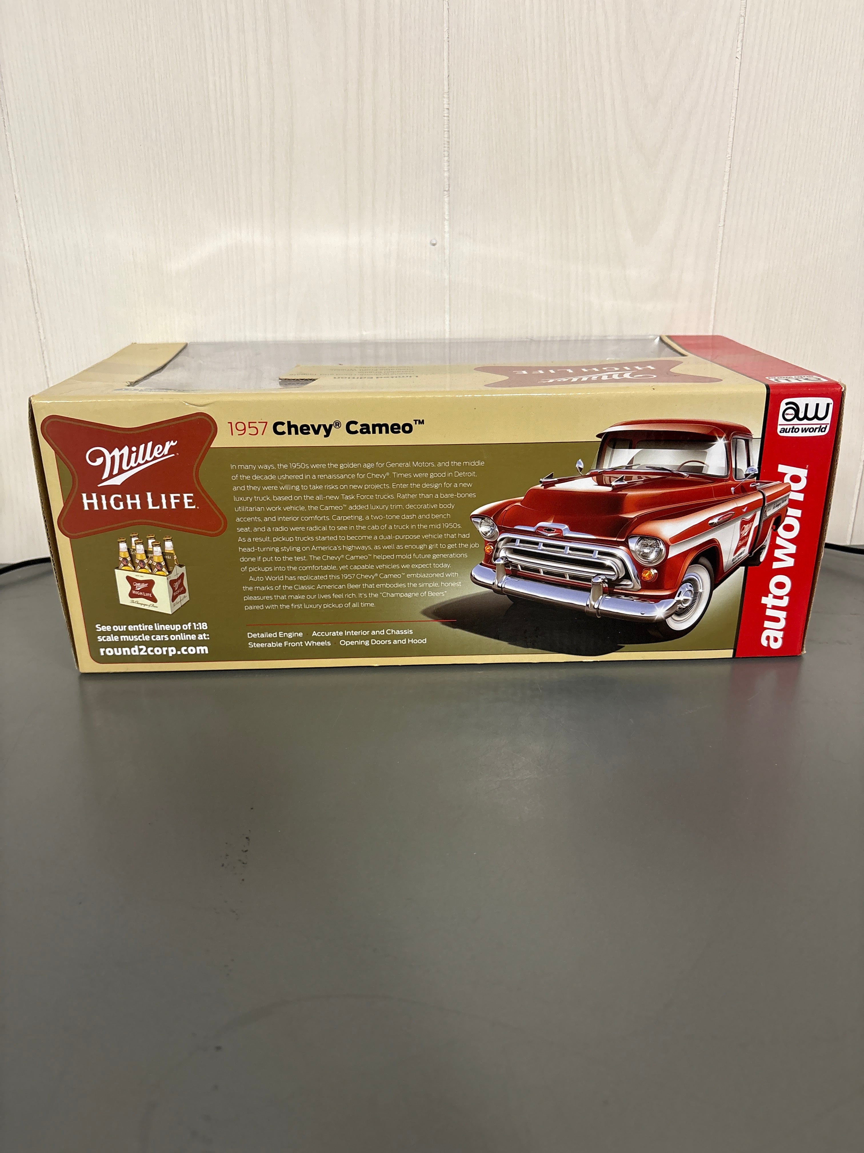 Auto World 1957 Chevy Cameo Diecast