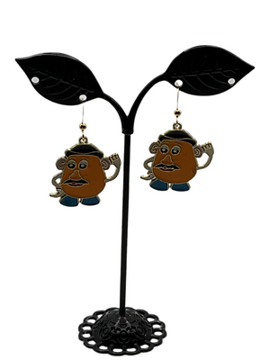 Mr potato head earrings