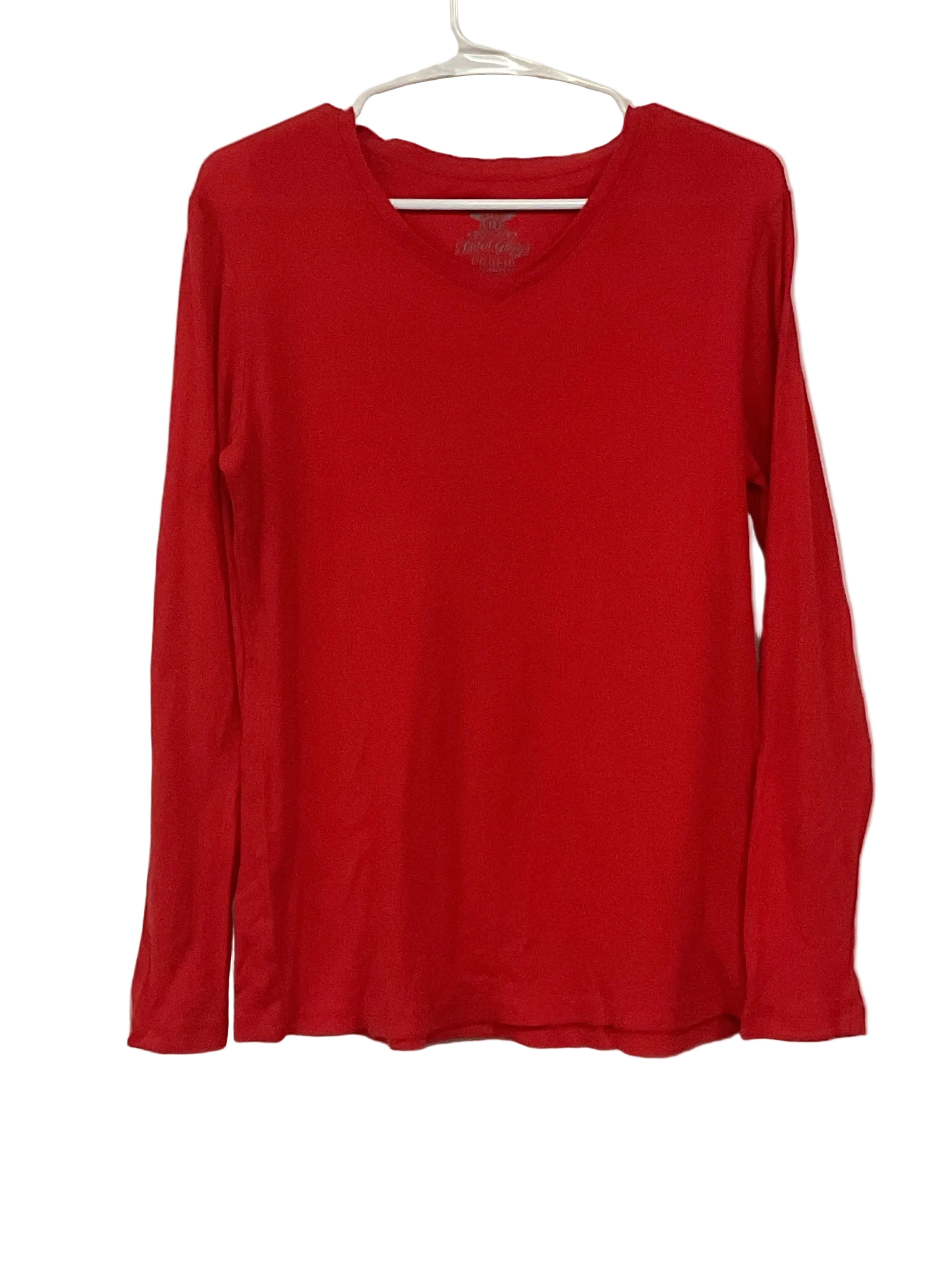 Long Sleeve Red Shirt