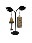 Christmas story earrings