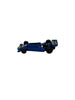Formula 1 Fire Demon Racer Car Diecast blue