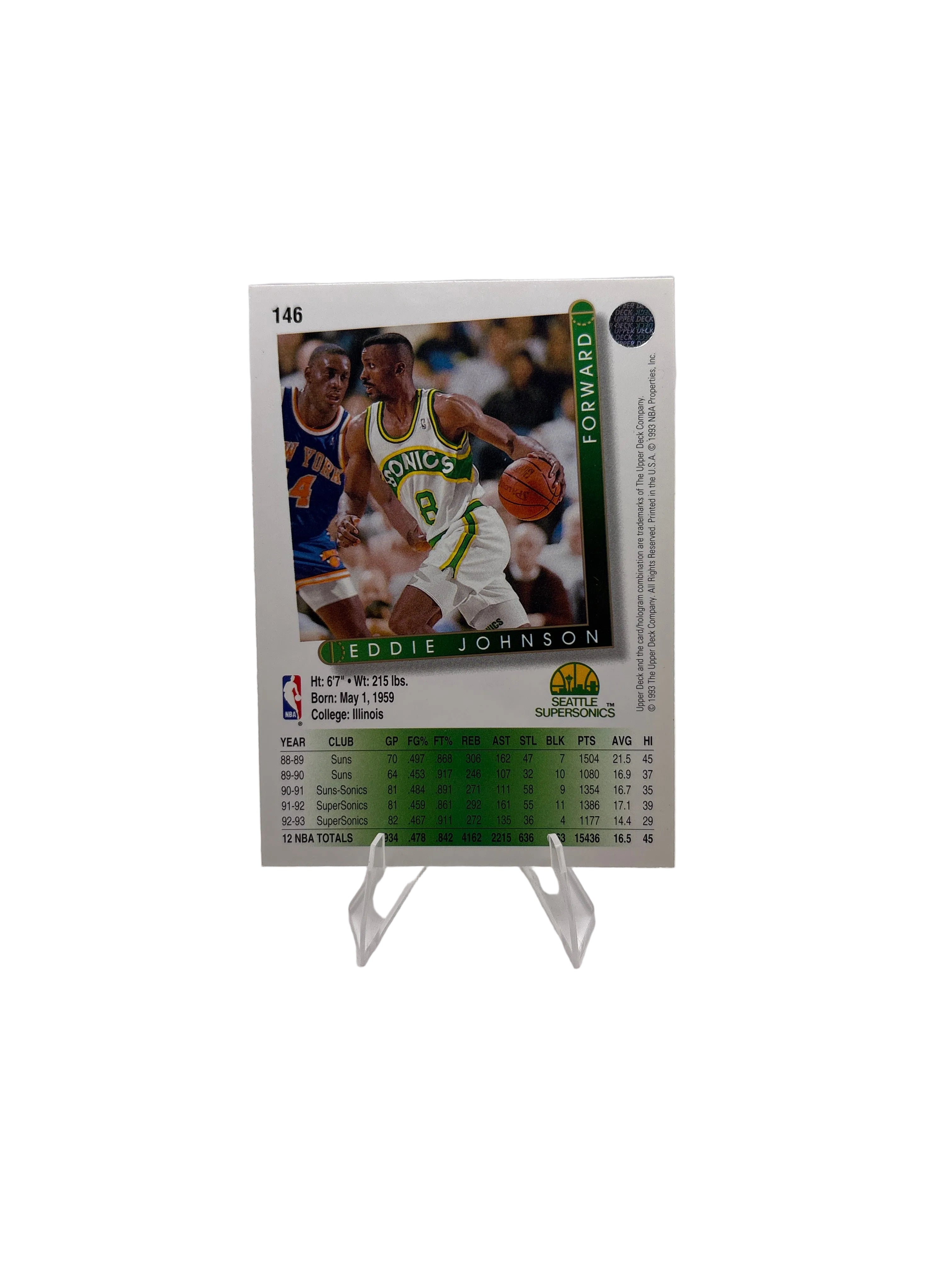 Upper Deck Eddie Johnson