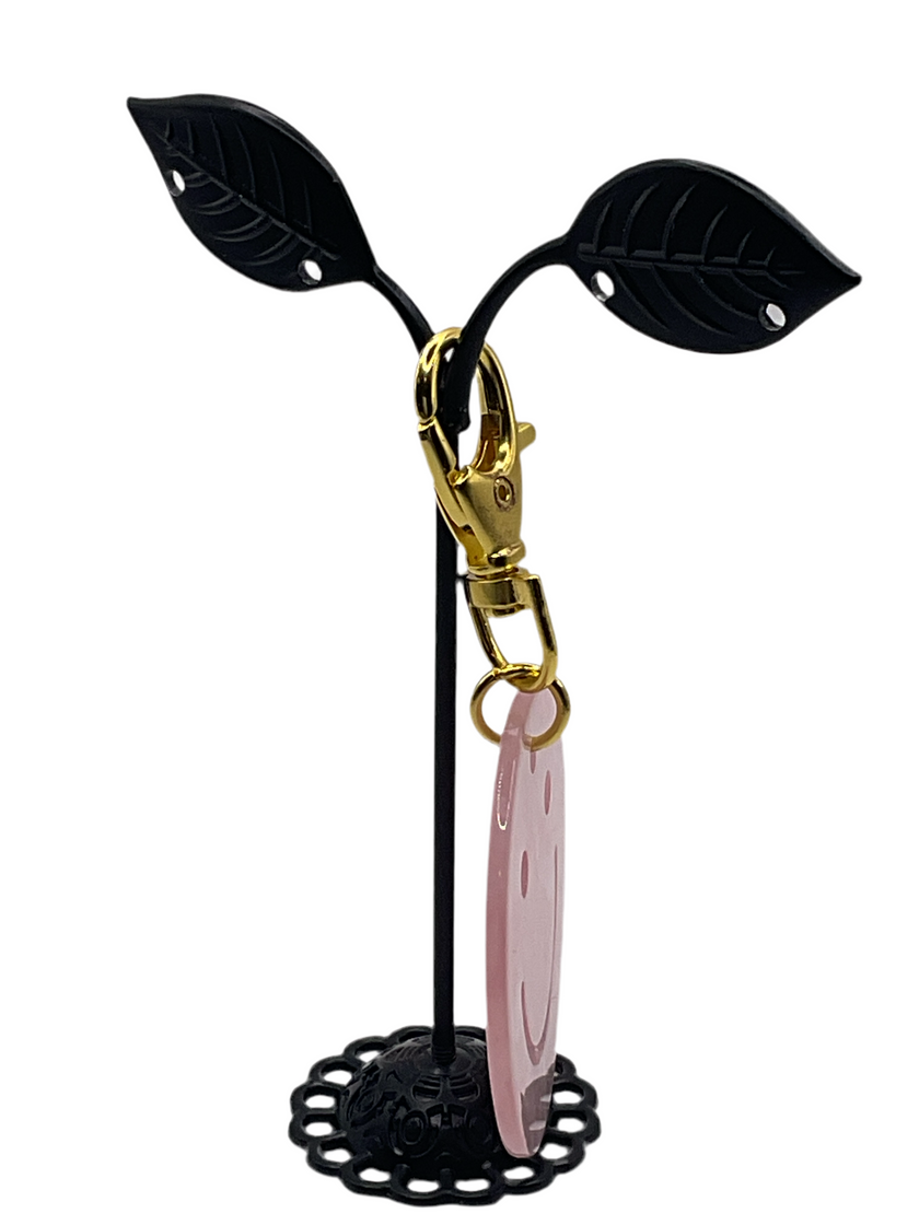 Happy face key chain