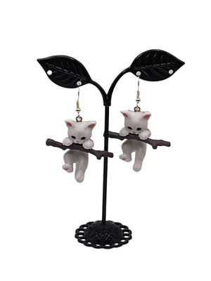 Cat earrings