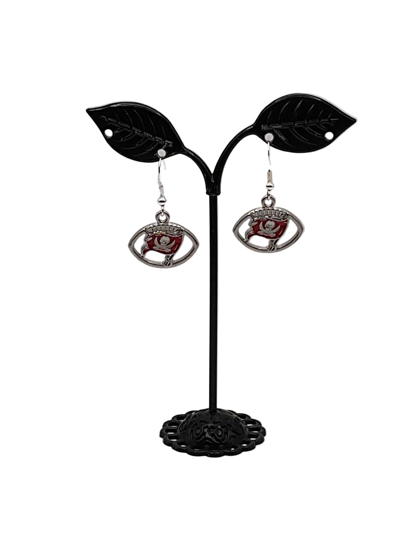 Football Shaped Football Earrings