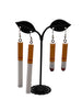 Pendientes de cigarrillo encendido