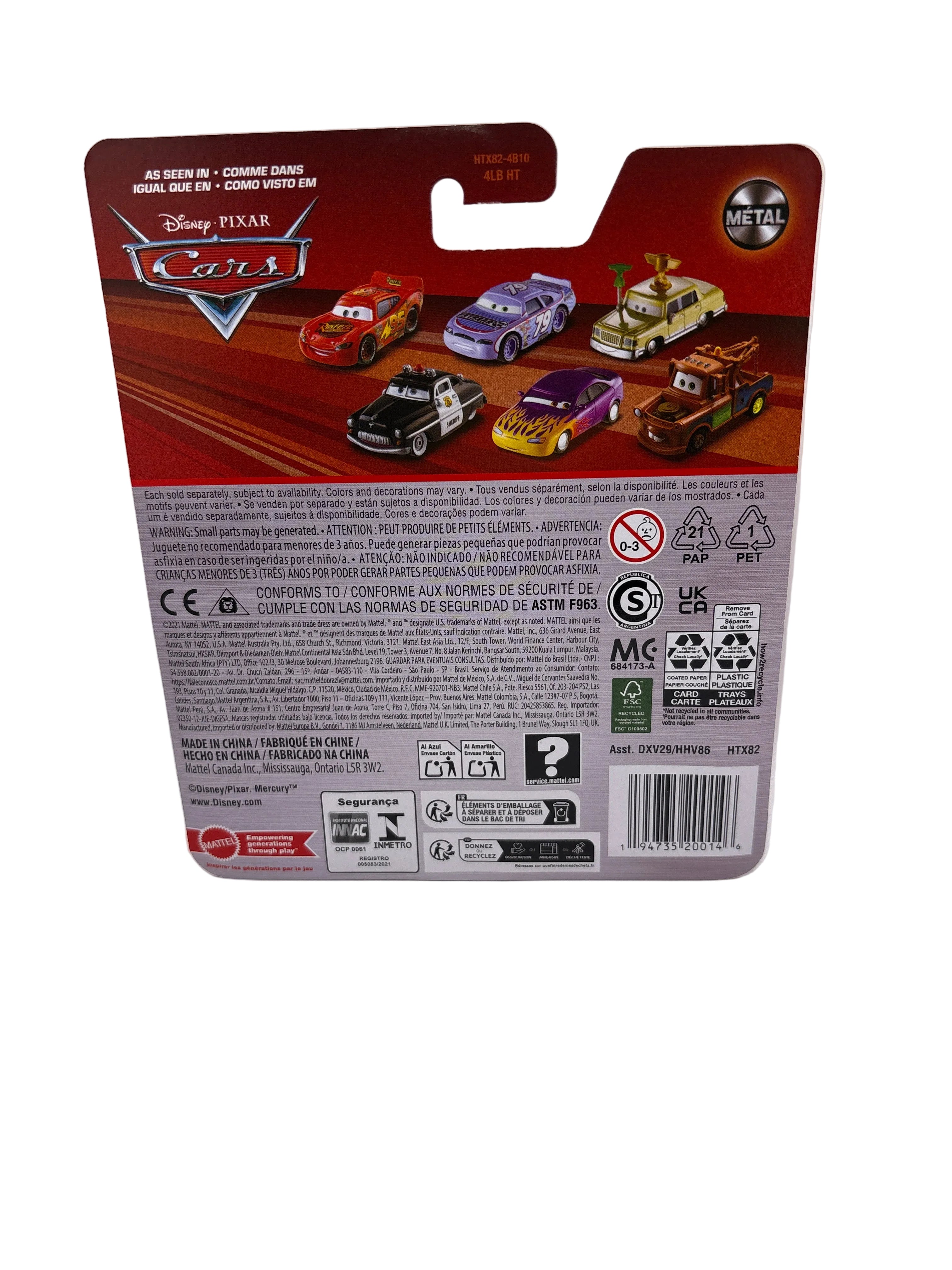 Disney Pixar Cars Radiator Lightning McQueen Diecast red