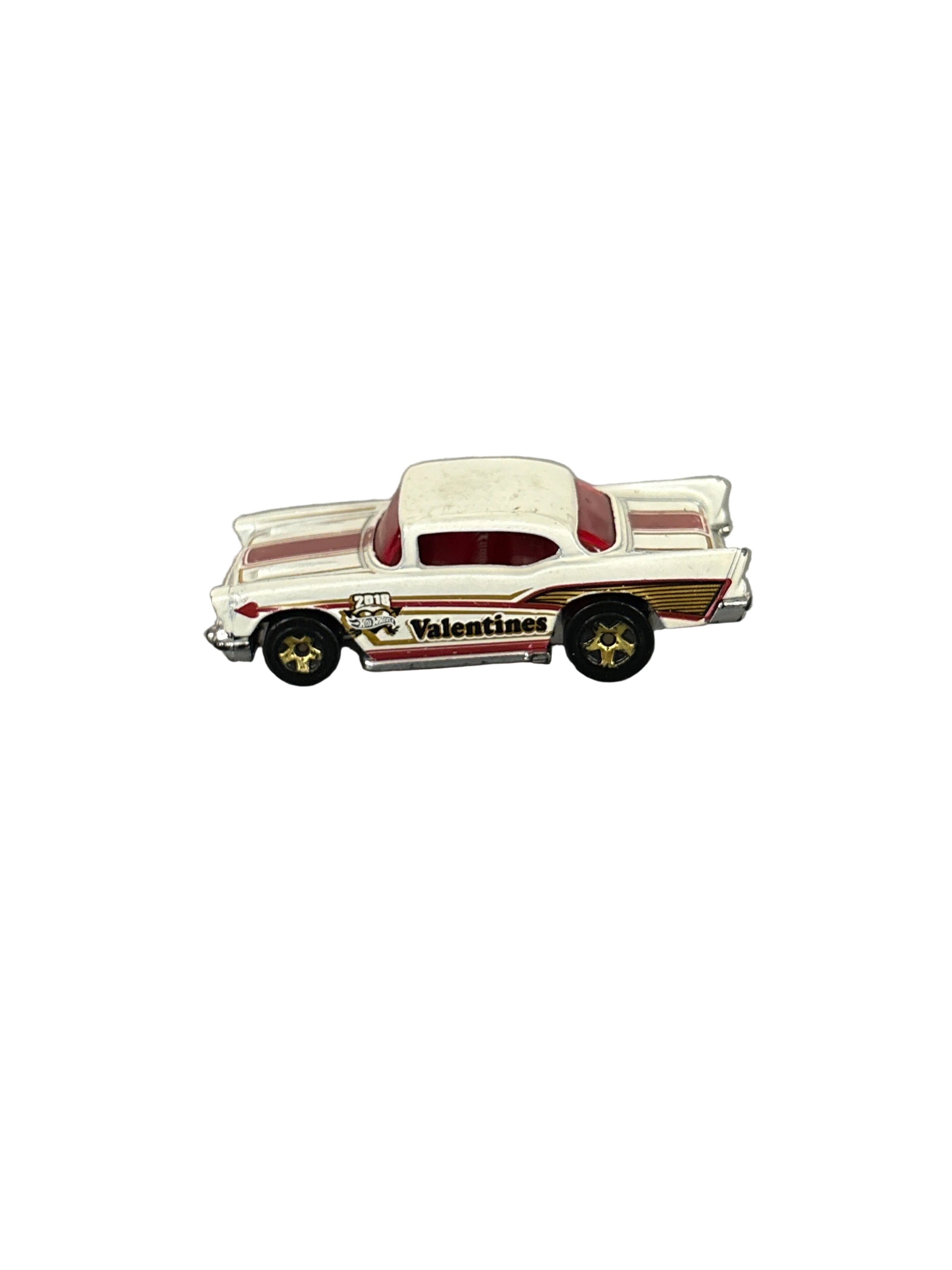 Hot Wheels 57 Chevy Diecast white