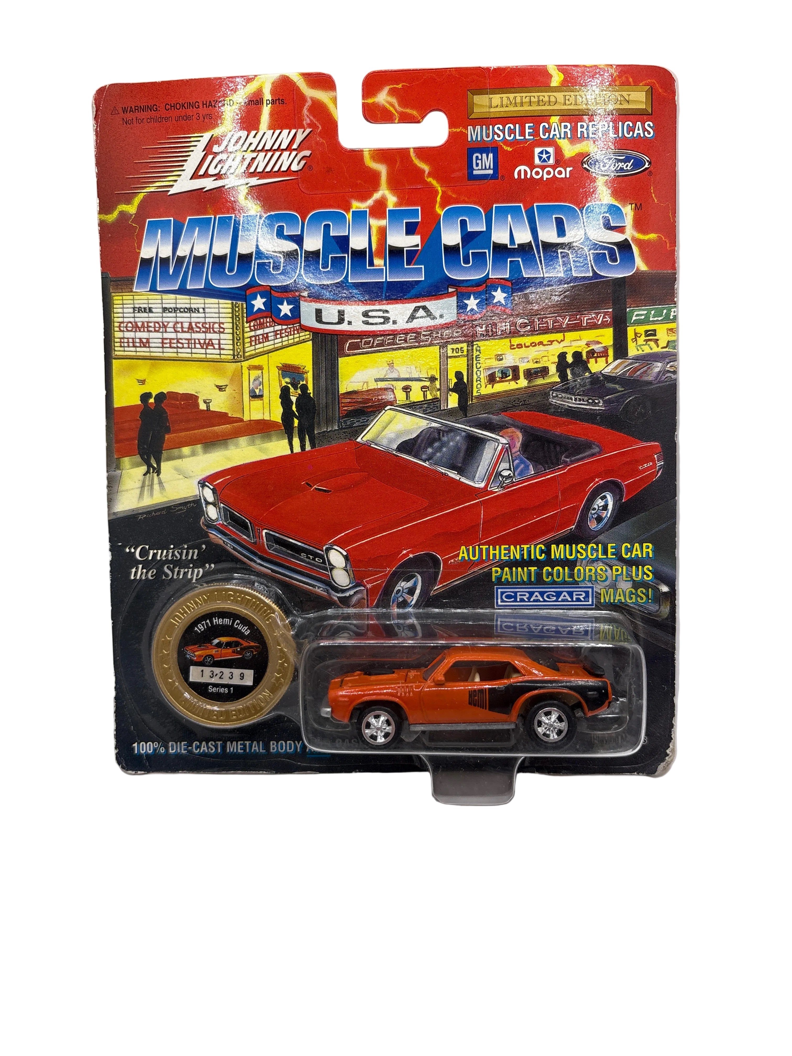 Johnny Lightning 1971 HEMI Cuda Diecast