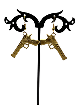 Gun earrings